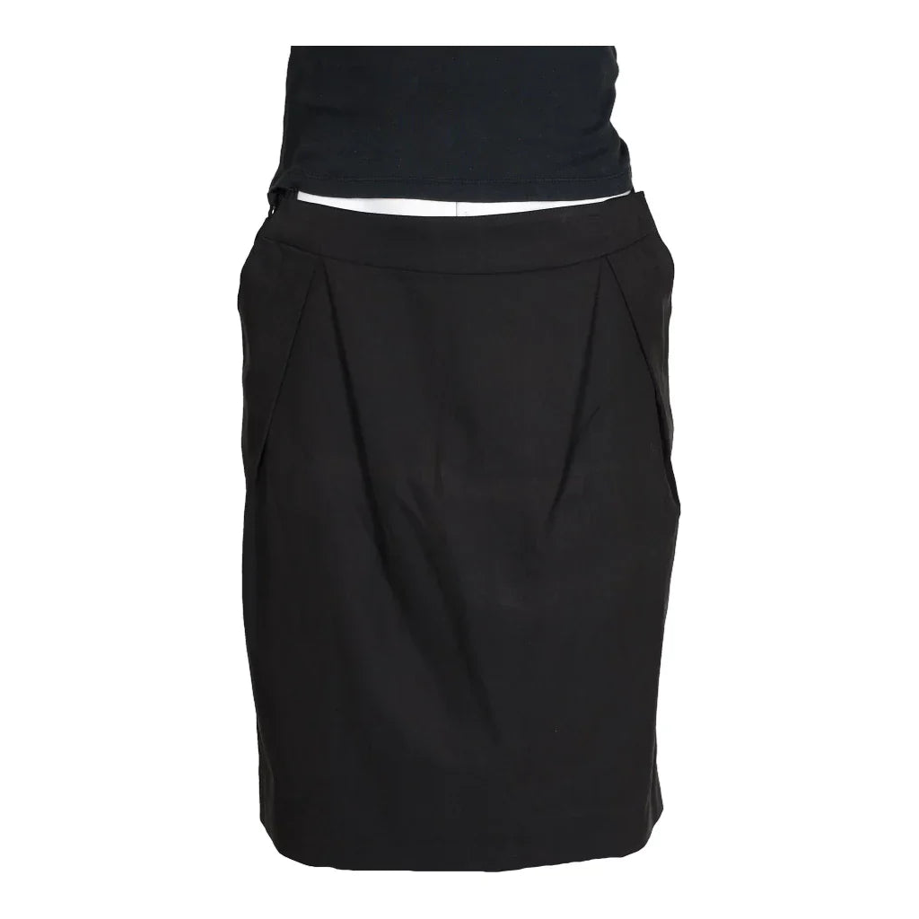 Buy Emporio Armani Midi Skirt - 34W UK 14 Black Viscose Blend Refurbished - $30.14 Emporio Armani Midi Skirt - 34W UK 14 Black Viscose Blend Refurbished - Thrifted (note: this is a term often used to describe second- refurbished available on Cerqular