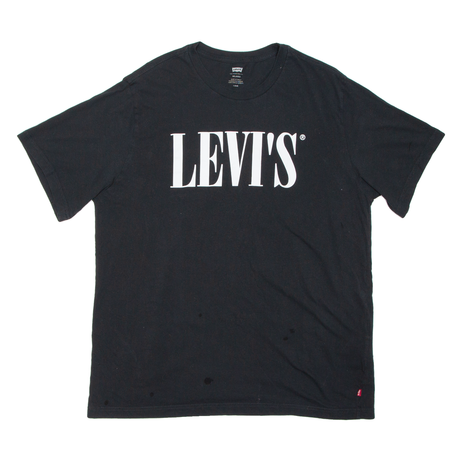 LEVI'S Womens T-Shirt Black L Refurbished - N/A refurbished available on Cerqular