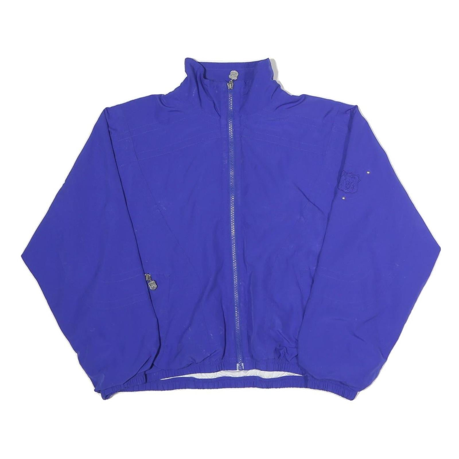KAELIN Mens Blue Jacket L Polyester Plain Zip Closure Classic Fit Casual Refurbished - N/A refurbished available on Cerqular