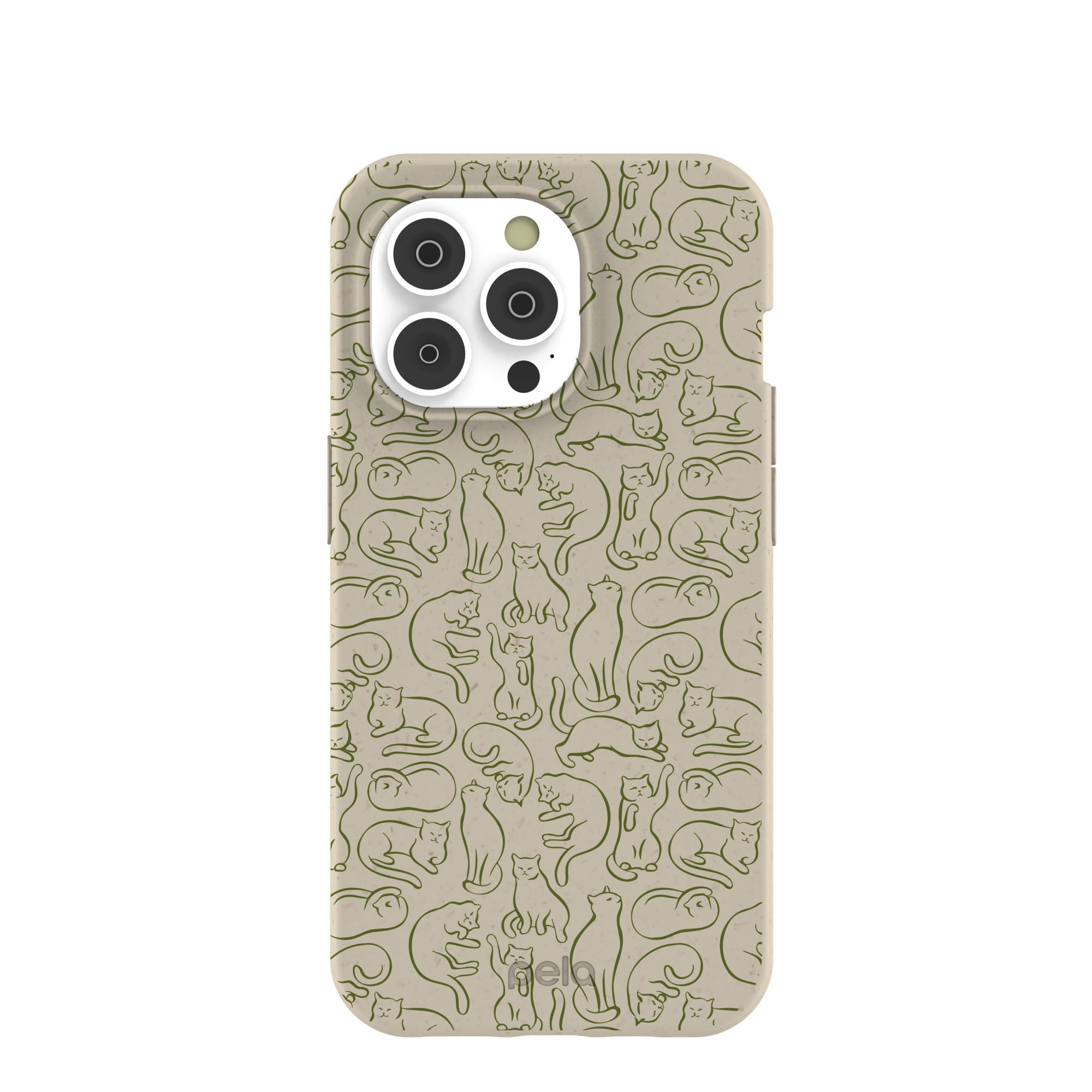 London Fog Say Meow iPhone 14 Pro Case Refurbished - Pela Case refurbished available on Cerqular