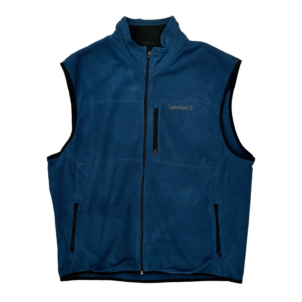 Timberland Fleece - XL Blue Polyester Refurbished - Thrifted (note: this is a term often used to describe second- refurbished available on Cerqular