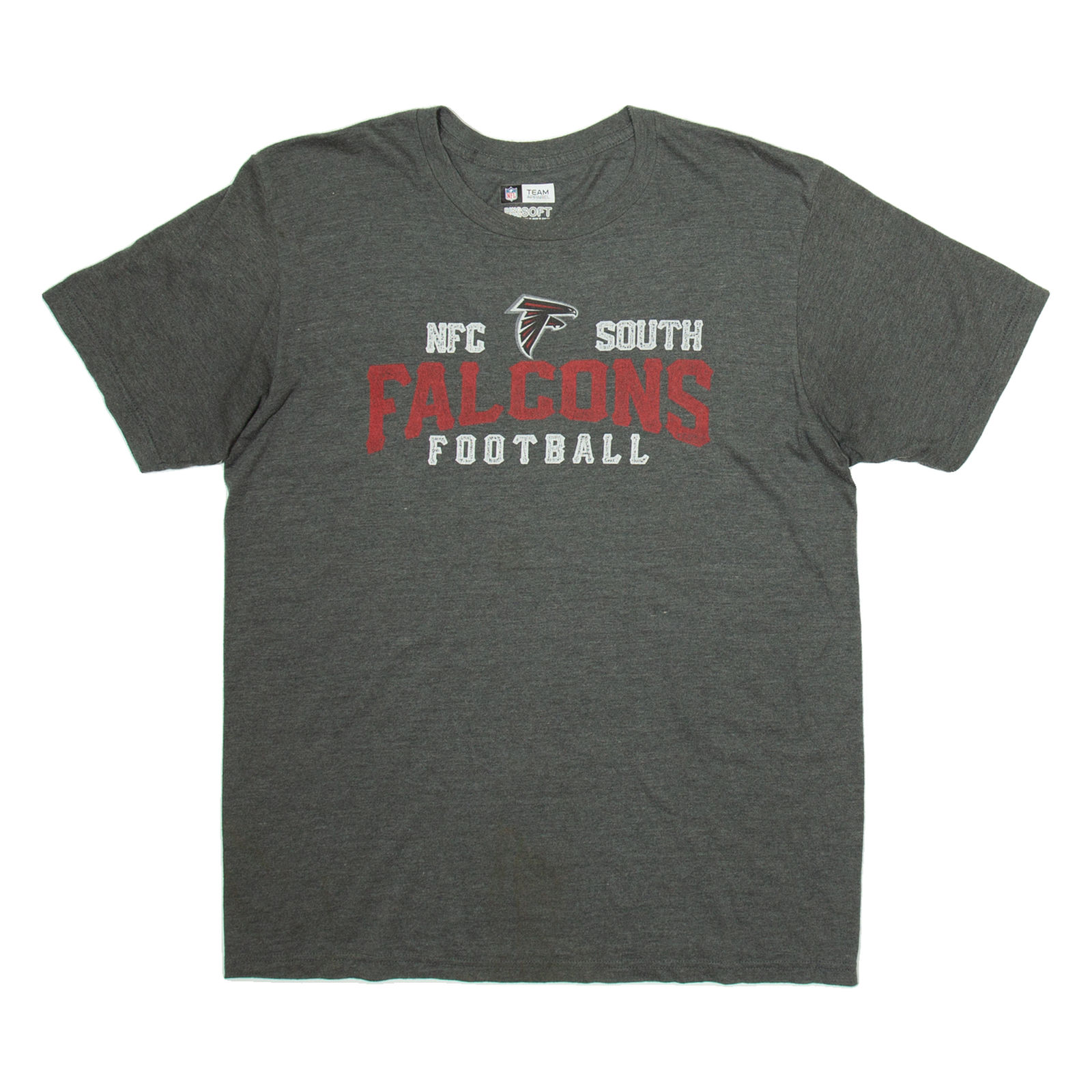 NFL South Falcons Mens T-Shirt Grey USA L Refurbished - N/A refurbished available on Cerqular