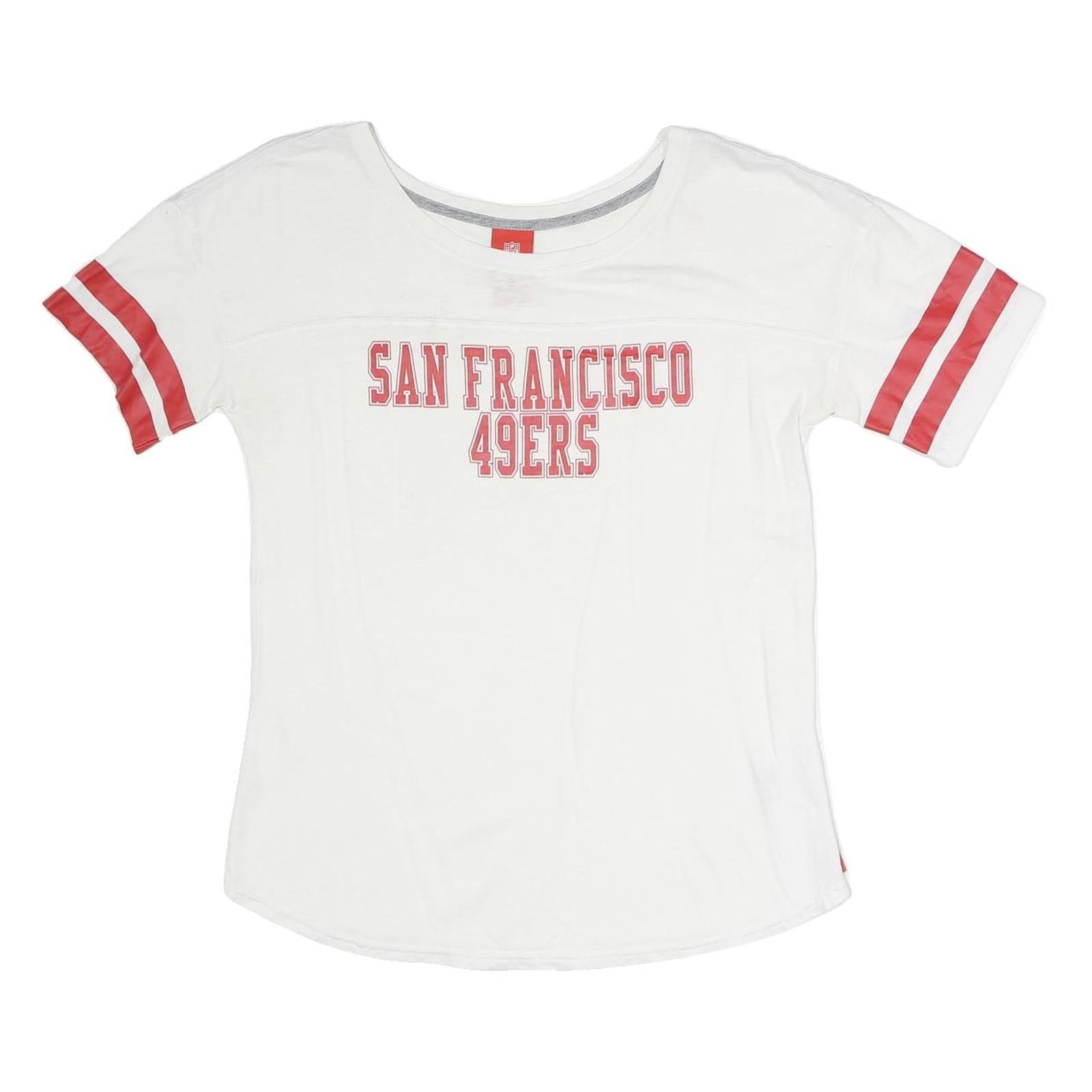 NFL Mens White & Red San Francisco 49ers Graphic T-Shirt L Short Sleeve Crew Refurbished - N/A refurbished available on Cerqular