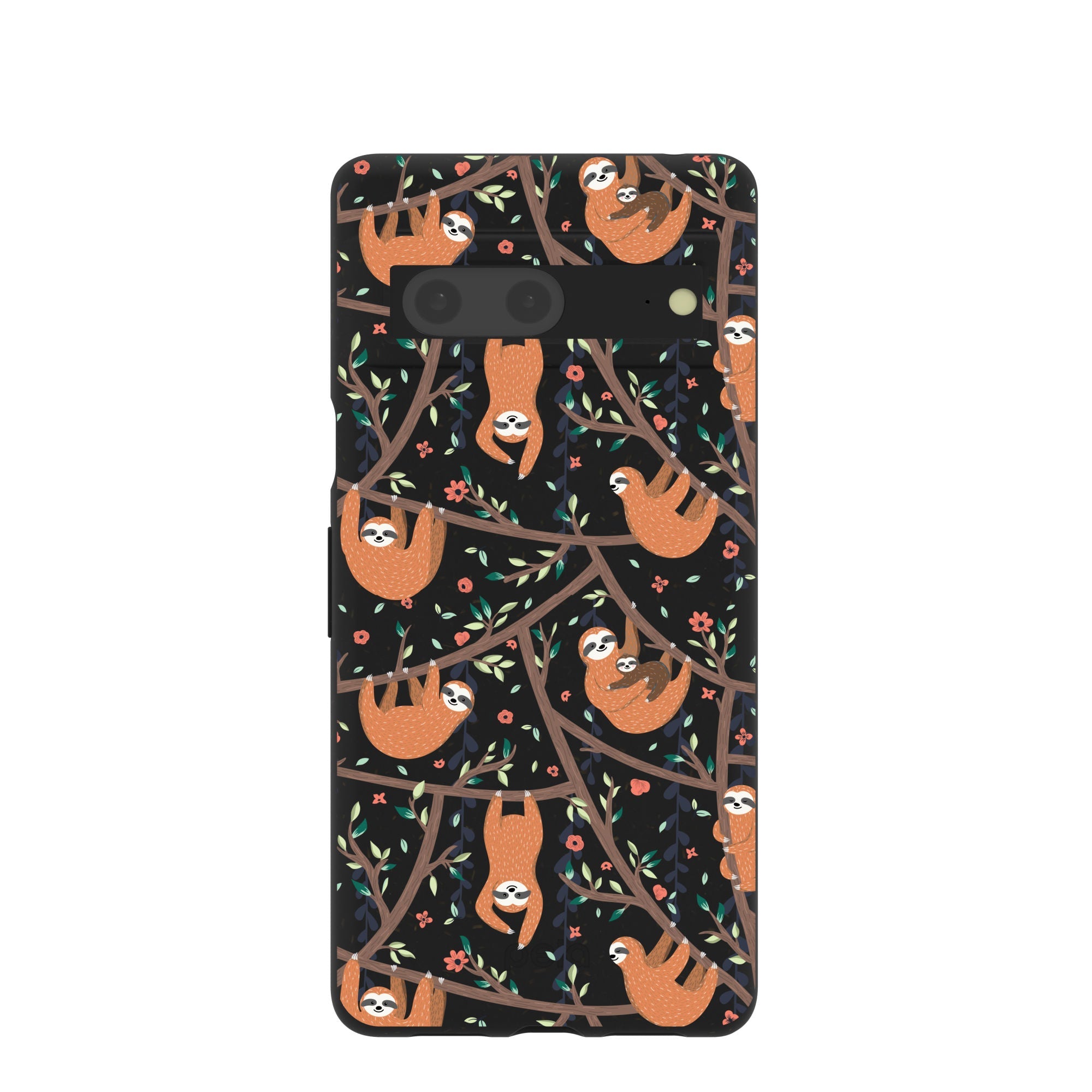 Buy Black Jungle Sloths Google Pixel 7 Case Refurbished - $65.00 Black Jungle Sloths Google Pixel 7 Case Refurbished - Pela Case refurbished available on Cerqular