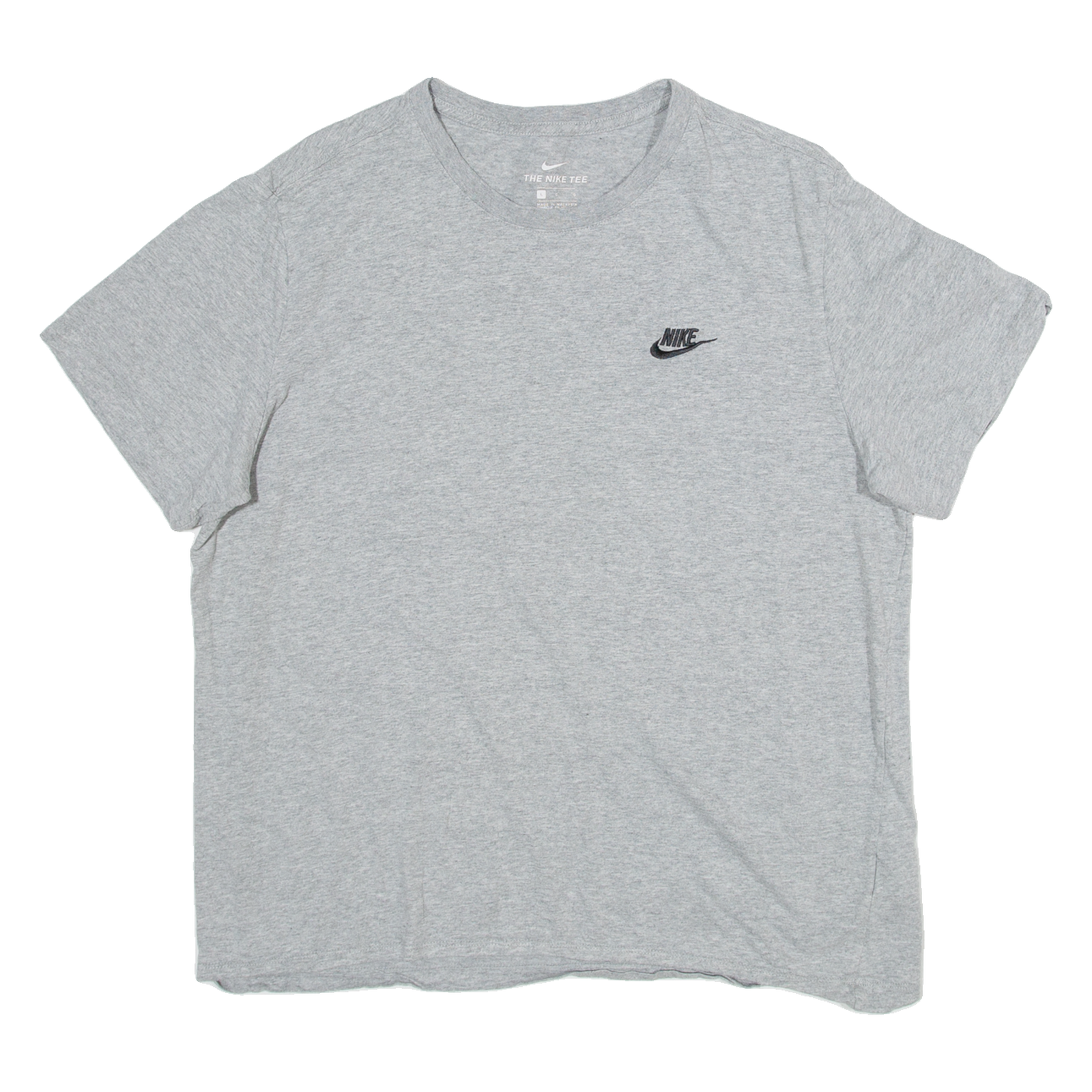 NIKE Mens T-Shirt Grey L Refurbished - N/A refurbished available on Cerqular