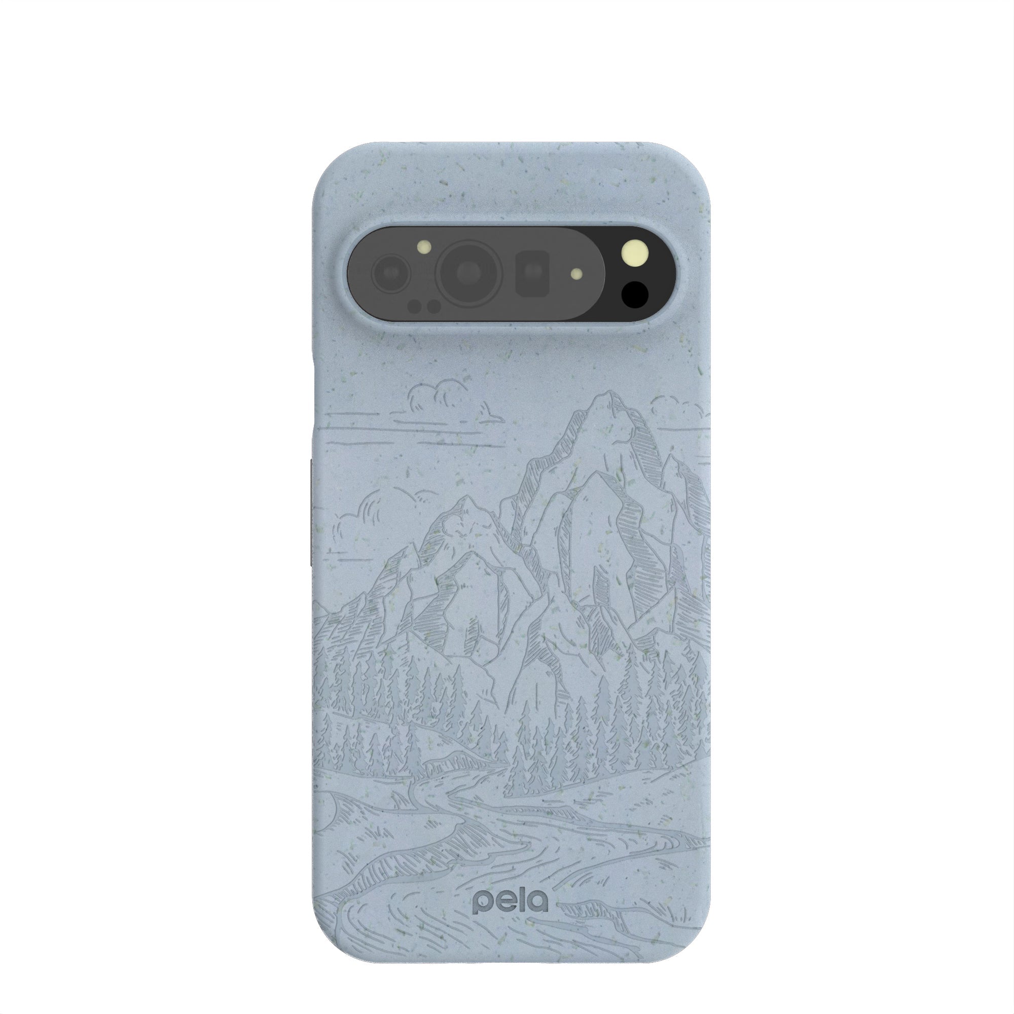 Powder Blue Rockies Google Pixel 9 Pro XL Case Refurbished - Pela Case refurbished available on Cerqular