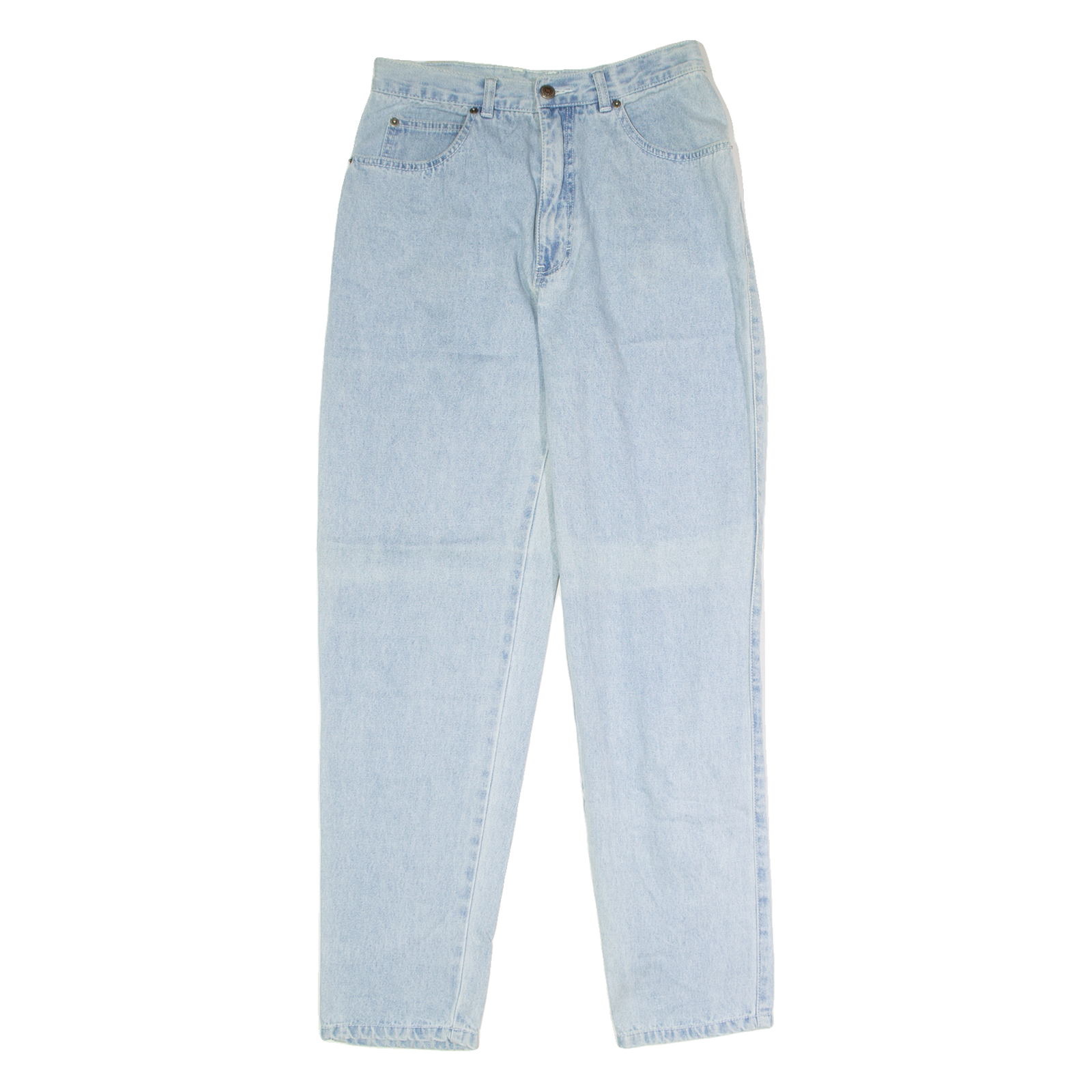 TEDDY'S Womens Jeans Blue Regular Tapered 90s W28 L29 Refurbished - N/A refurbished available on Cerqular