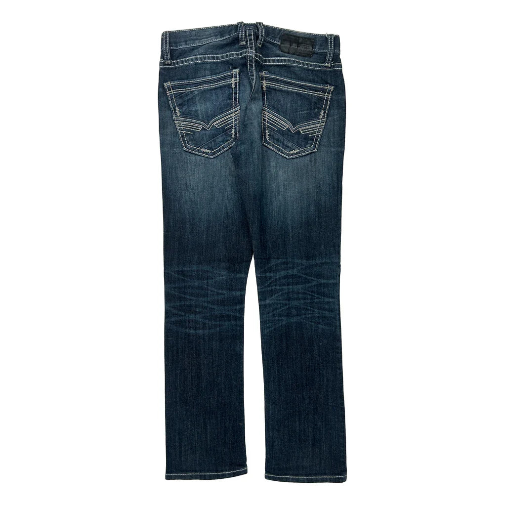 Bke Jeans - 31W 32L Dark Wash Denim Refurbished - Thrifted (note: this is a term often used to describe second- refurbished available on Cerqular