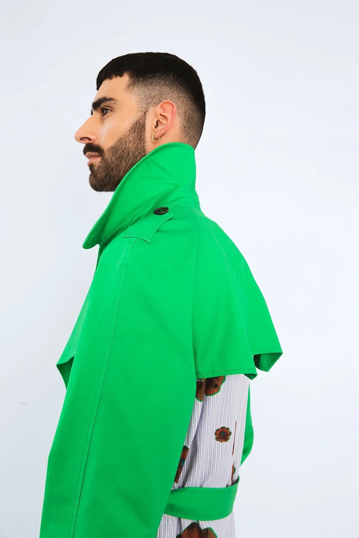 Forna Trench Coat in Green | Size: M (40) Refurbished - N/A (Note: There is no well-known brand by this name refurbished available on Cerqular