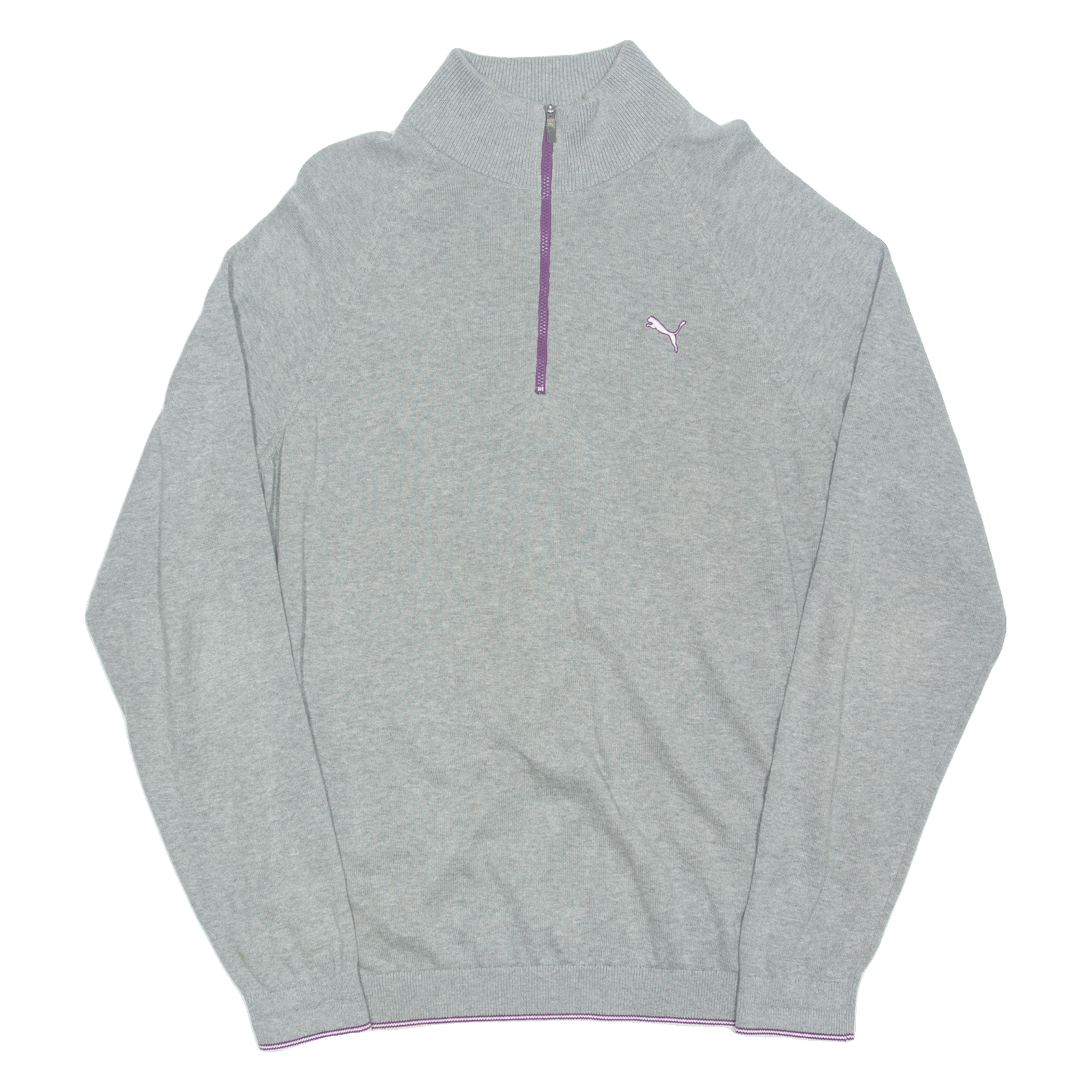 Buy PUMA Mens Jumper Grey 1/4 Zip Tight Knit L Refurbished - $21.83 PUMA Mens Jumper Grey 1/4 Zip Tight Knit L Refurbished - N/A refurbished available on Cerqular