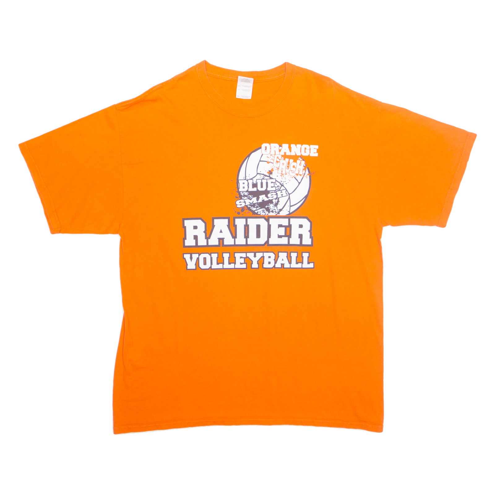 Buy GILDAN Orange Crush Blue Smash Raider Volleyball Mens T-Shirt Orange USA XL Refurbished - $15.59 GILDAN Orange Crush Blue Smash Raider Volleyball Mens T-Shirt Orange USA XL Refurbished - N/A refurbished available on Cerqular