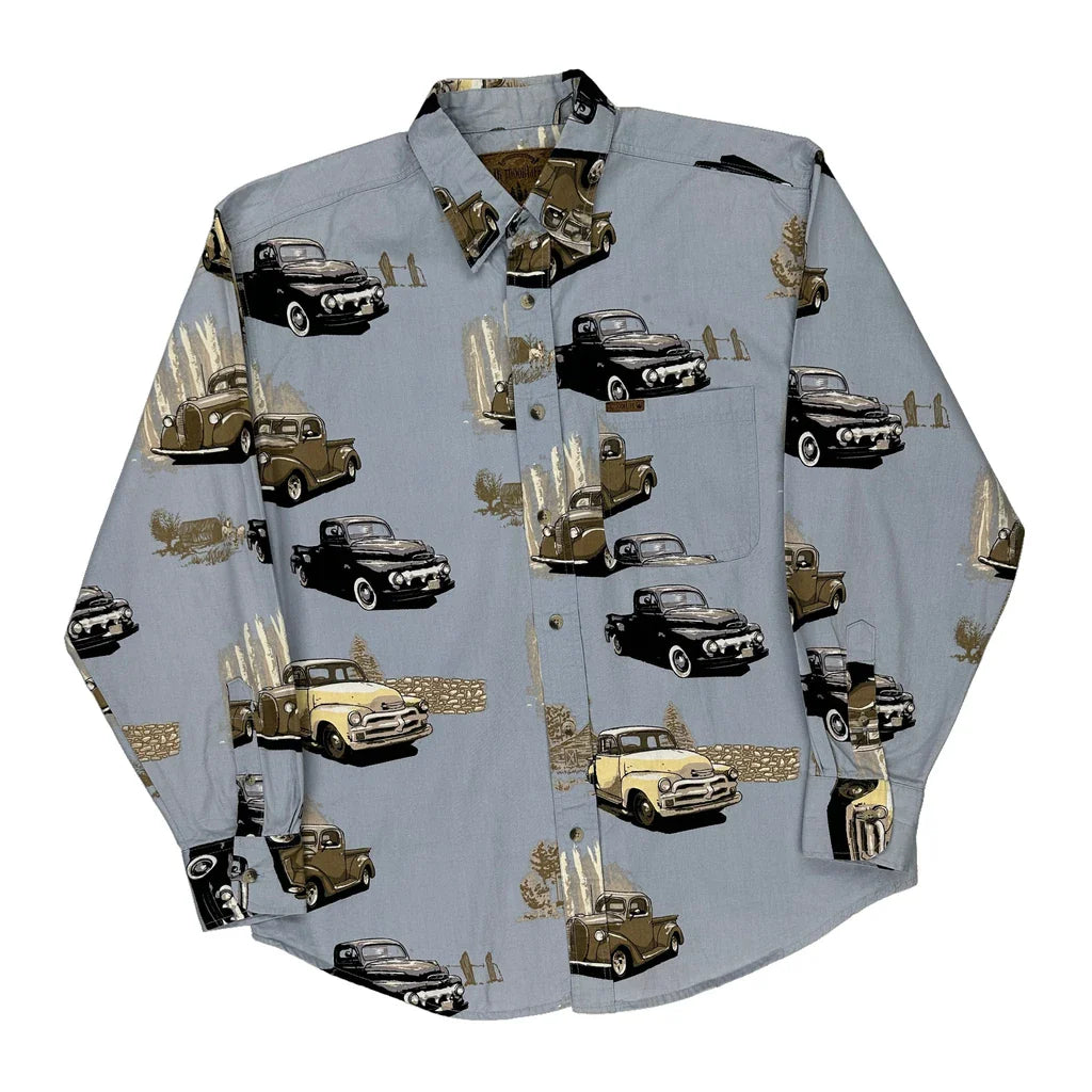 Buy Outdoor Life Shirt - Medium Black Cotton Refurbished - $19.89 Outdoor Life Shirt - Medium Black Cotton Refurbished - Thrifted (note: this is a term often used to describe second- refurbished available on Cerqular