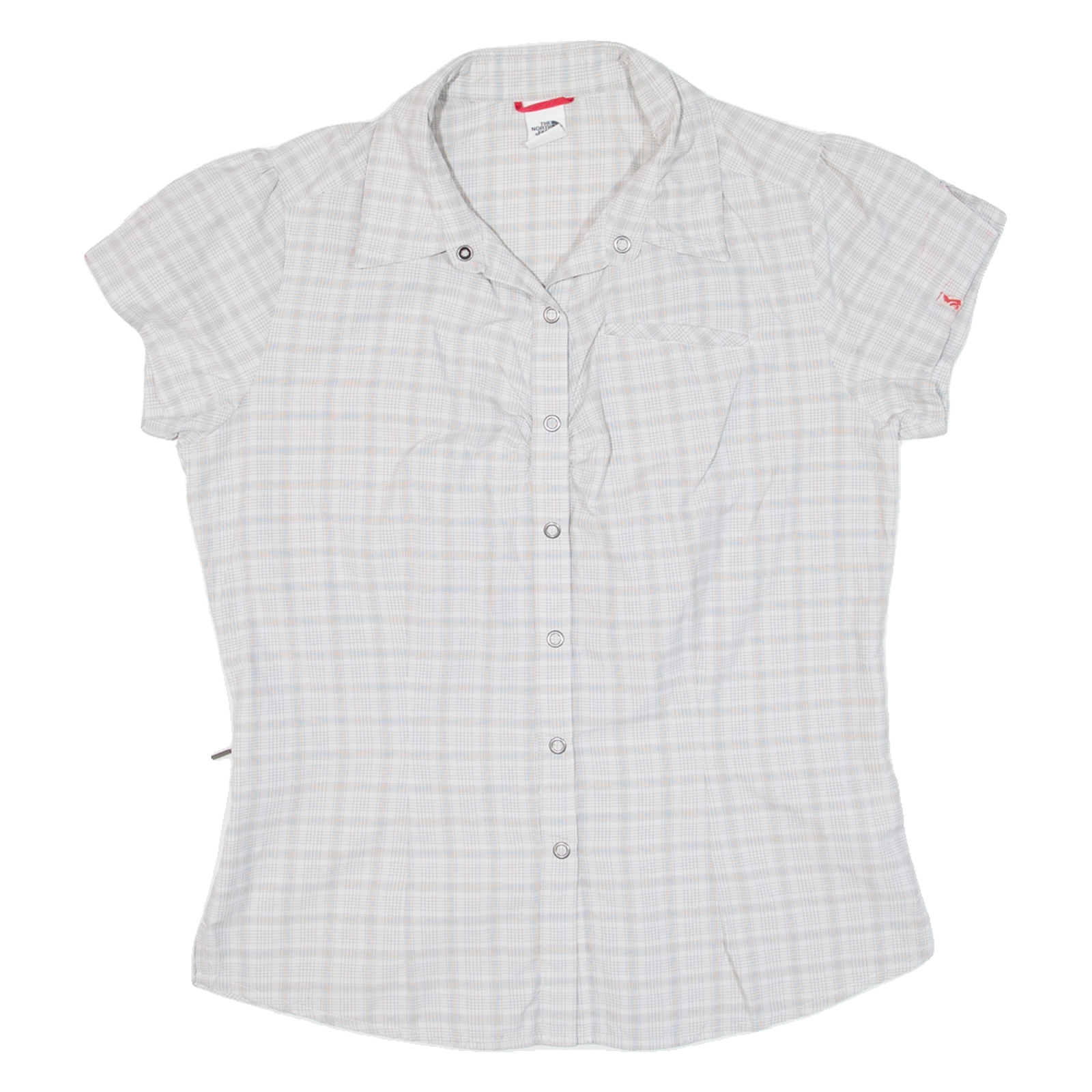 THE NORTH FACE Womens Shirt Grey Check S Refurbished - N/A refurbished available on Cerqular
