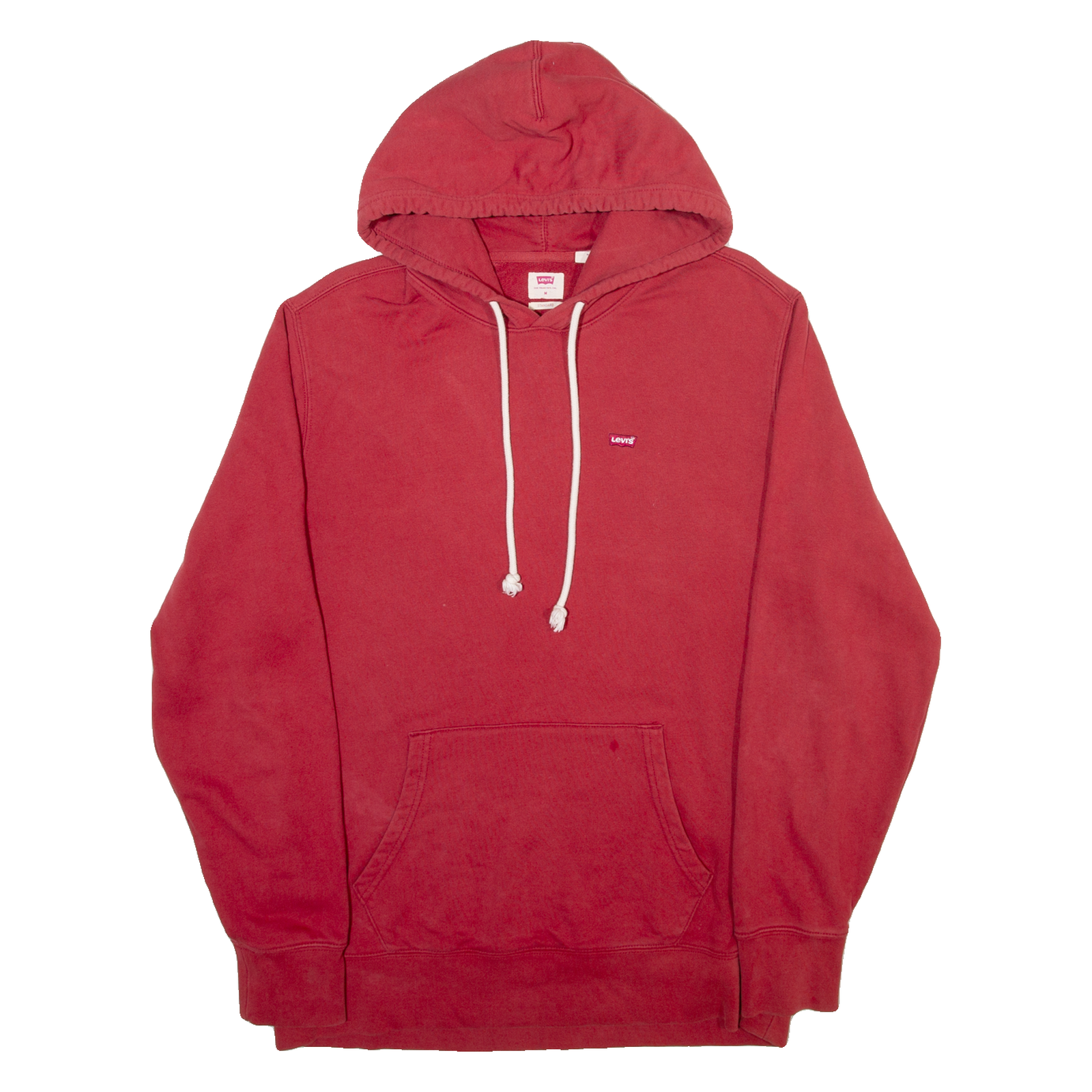 LEVI'S Mens Red Hoodie M Refurbished - N/A refurbished available on Cerqular