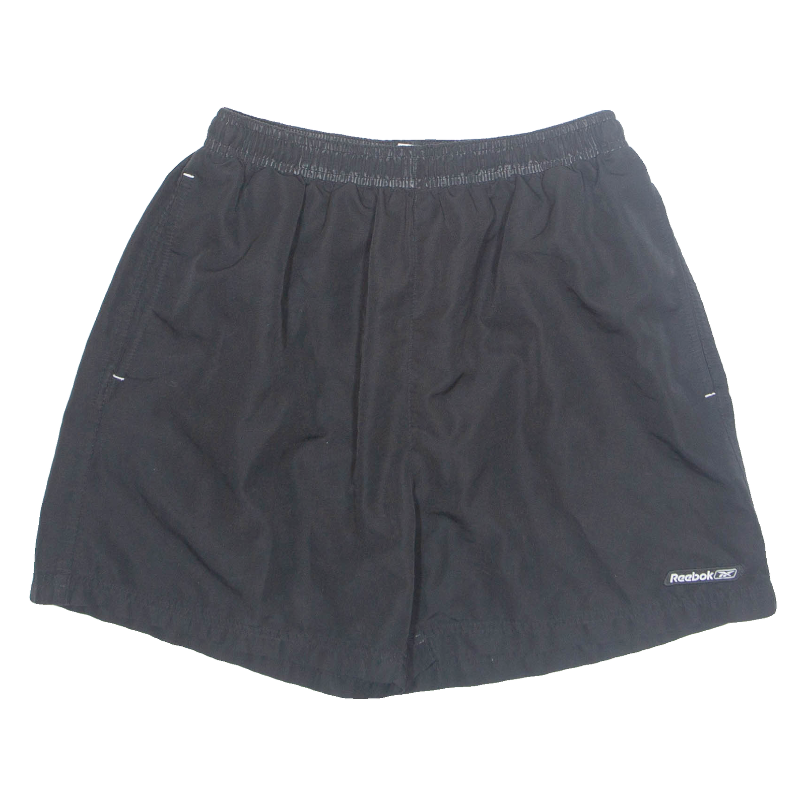 REEBOK Mesh Lined SPORTS Mens Swimming Shorts Black M W26 Refurbished - N/A refurbished available on Cerqular