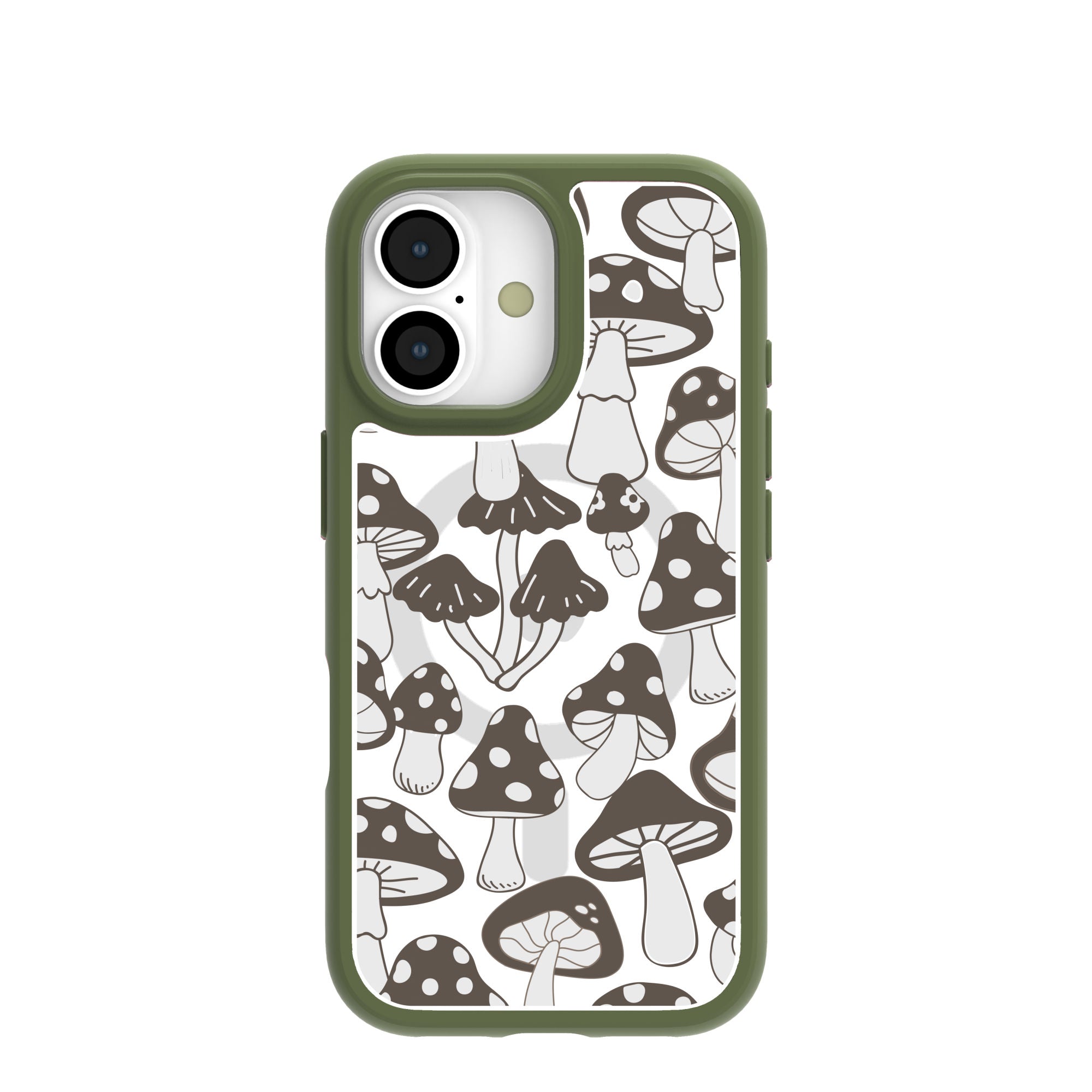 Clear Fungi Fuel iPhone 17 Case With Forest Floor Ridge (MagSafe included) Refurbished - Pela Case refurbished available on Cerqular