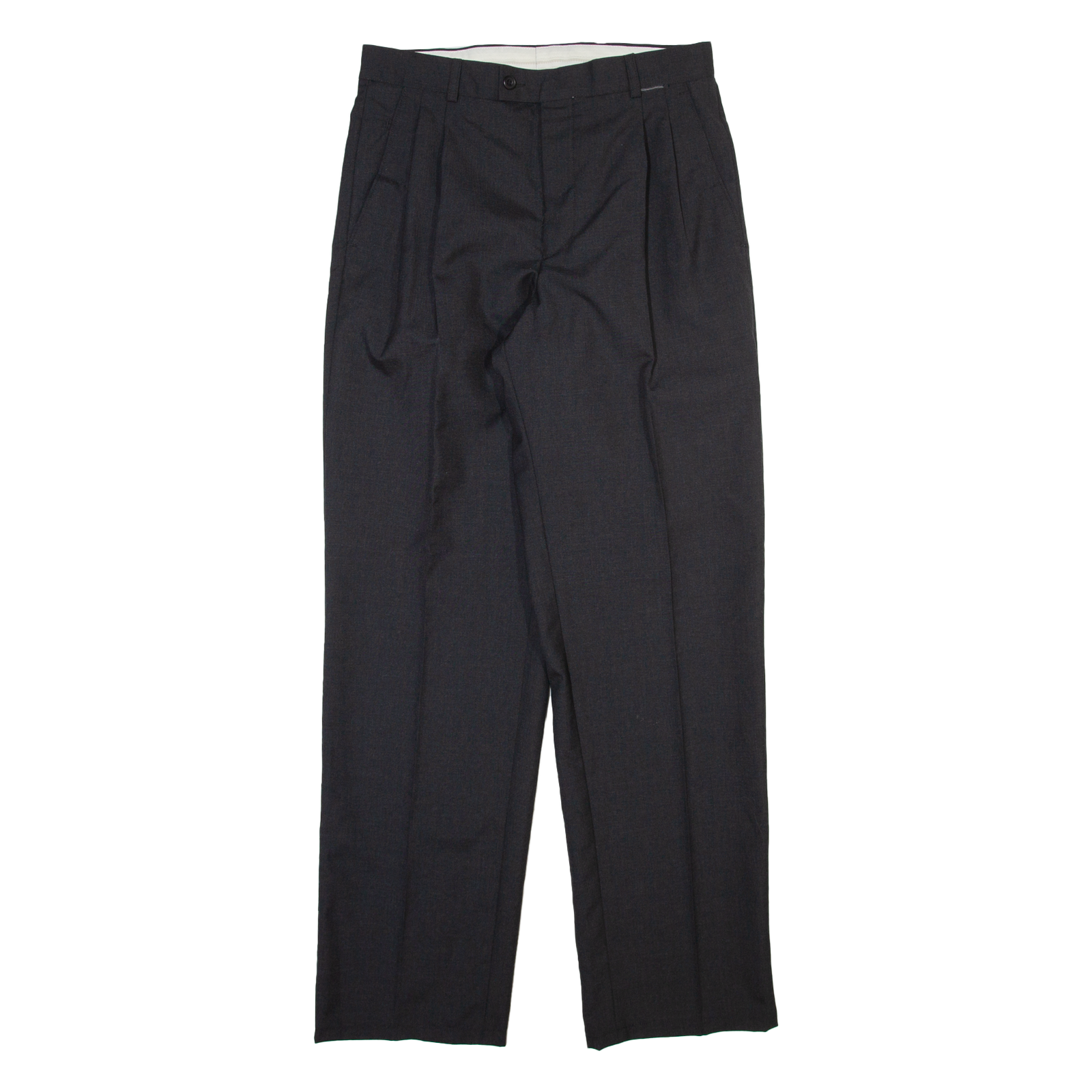 DHL Womens Trousers Black Regular Straight Wool W30 L32 Refurbished - N/A refurbished available on Cerqular