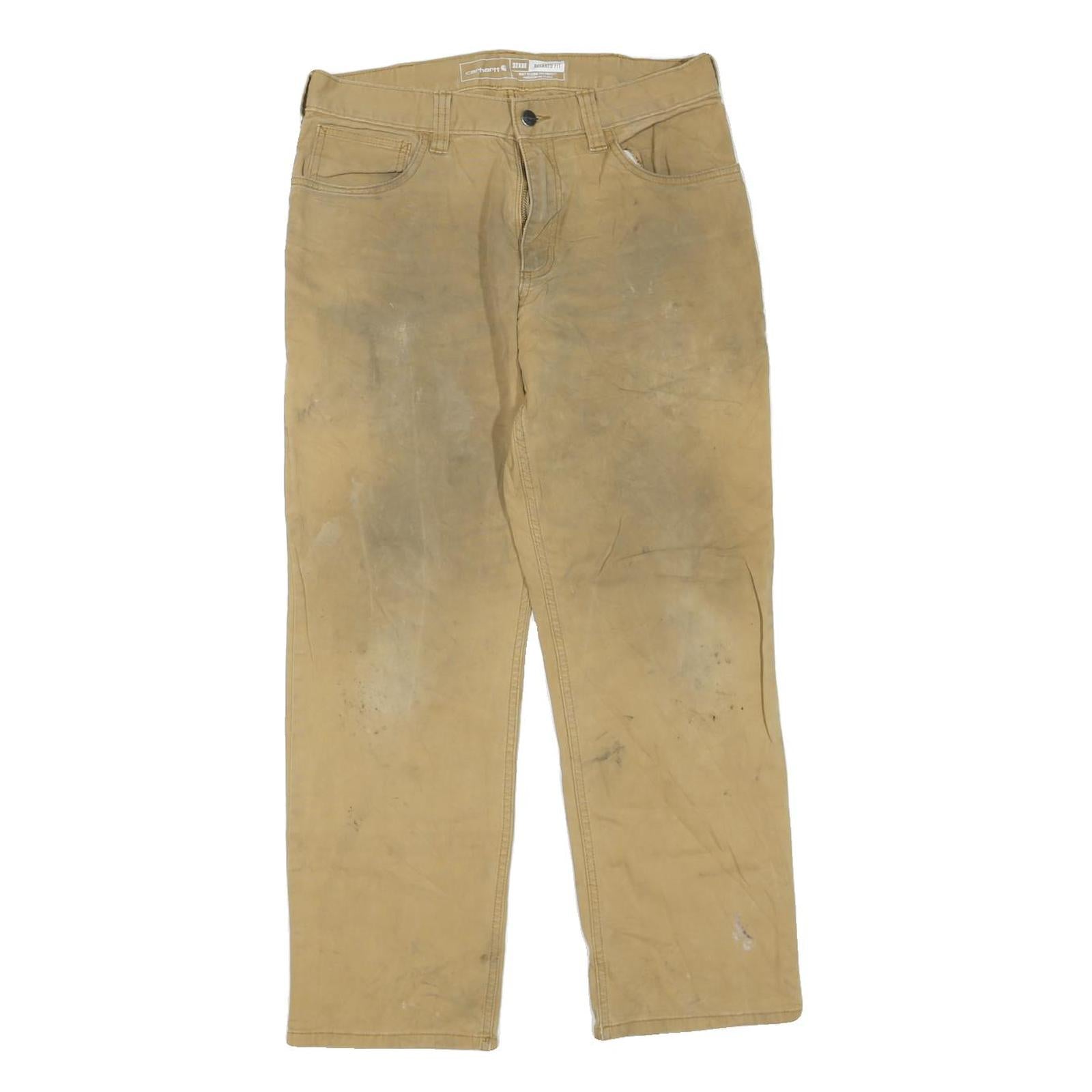 Buy CARHARTT Mens Regular Fit Straight Jeans Beige Cotton Blend Denim Rinse W32 L27 Refurbished - $39.00 CARHARTT Mens Regular Fit Straight Jeans Beige Cotton Blend Denim Rinse W32 L27 Refurbished - N/A refurbished available on Cerqular