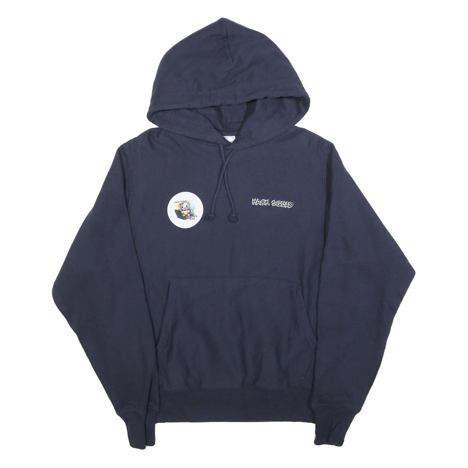 Buy CHAMPION REVERSE WEAVE Mens Navy Hack Squad Pullover Hoodie S Cotton Blend Refurbished - $41.59 CHAMPION REVERSE WEAVE Mens Navy Hack Squad Pullover Hoodie S Cotton Blend Refurbished - N/A refurbished available on Cerqular