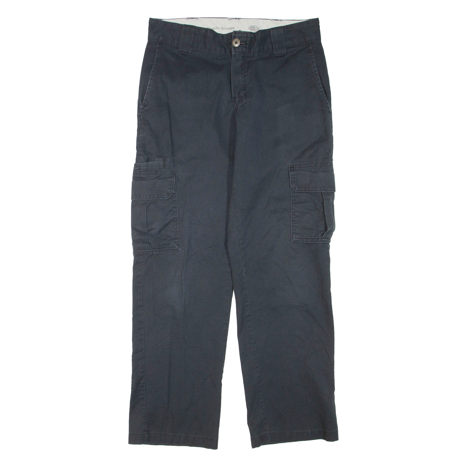 DICKIES Cargo Mens Trousers Grey Regular Straight W30 L30 Refurbished - N/A refurbished available on Cerqular