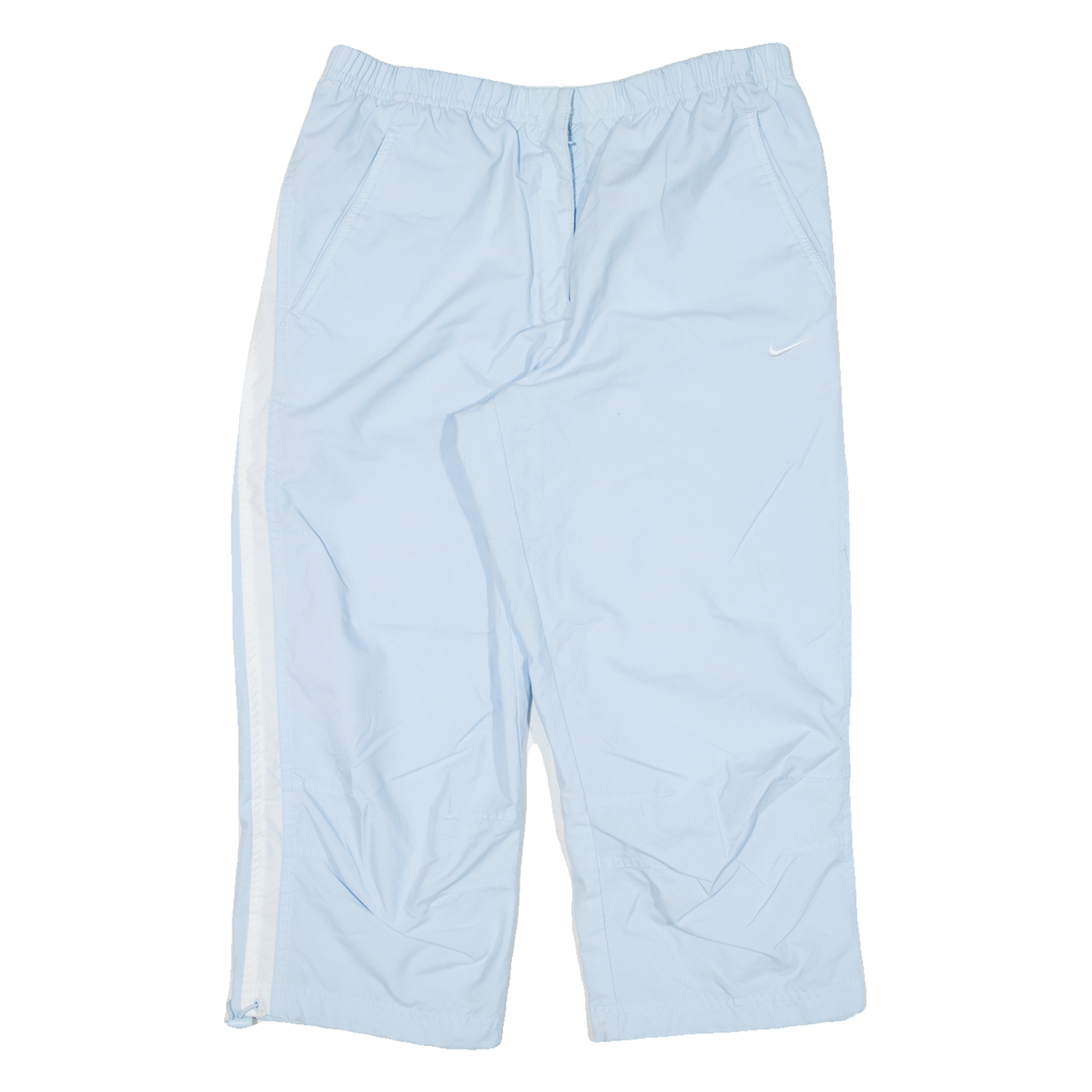 NIKE Womens Pedal Pushers Shorts Blue Relaxed S W28 Refurbished - N/A refurbished available on Cerqular
