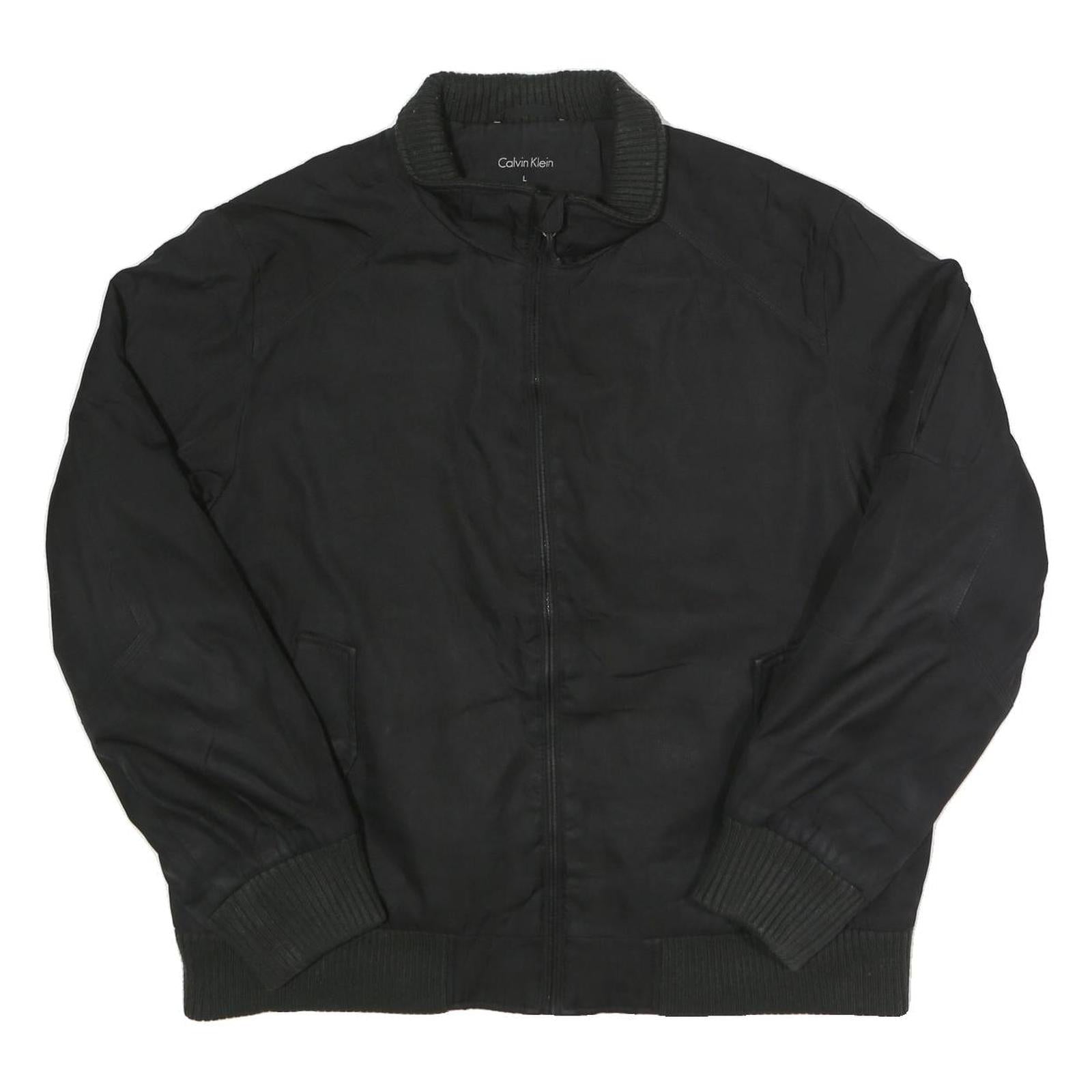 Buy CALVIN KLEIN Mens Black Bomber Jacket L Polyester Plain Zip Closure Casual Refurbished - $41.59 CALVIN KLEIN Mens Black Bomber Jacket L Polyester Plain Zip Closure Casual Refurbished - N/A refurbished available on Cerqular