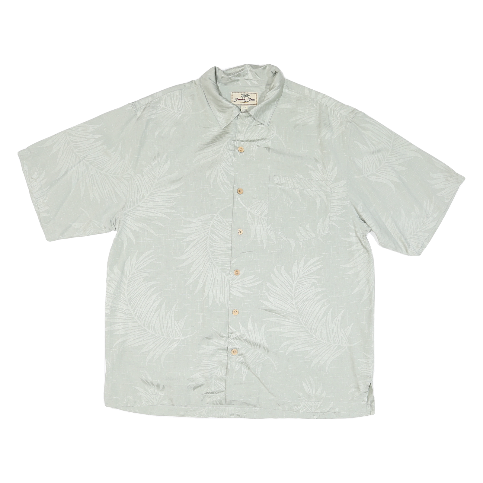 Buy JAMAICA JAXX Mens Cream & White Silk Shirt M Tropical Leaf Pattern Casual Summer Refurbished - $25.99 JAMAICA JAXX Mens Cream & White Silk Shirt M Tropical Leaf Pattern Casual Summer Refurbished - N/A refurbished available on Cerqular