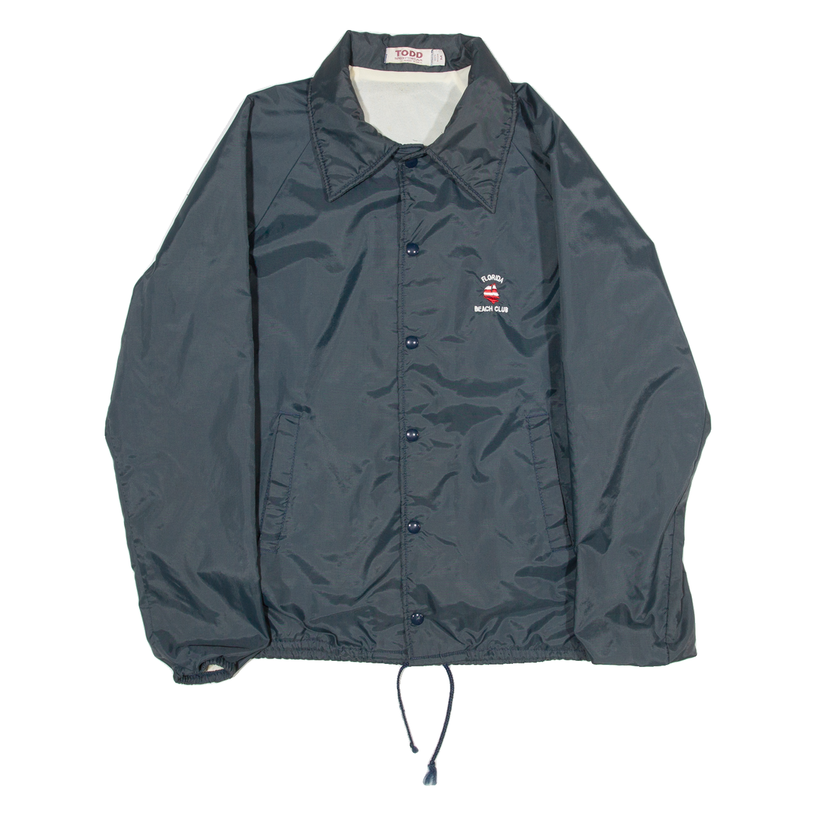 Buy TODD SPORTSWEAR Florida Beach Club Mens Coach Jacket Blue Nylon USA M Refurbished - $21.83 TODD SPORTSWEAR Florida Beach Club Mens Coach Jacket Blue Nylon USA M Refurbished - N/A refurbished available on Cerqular