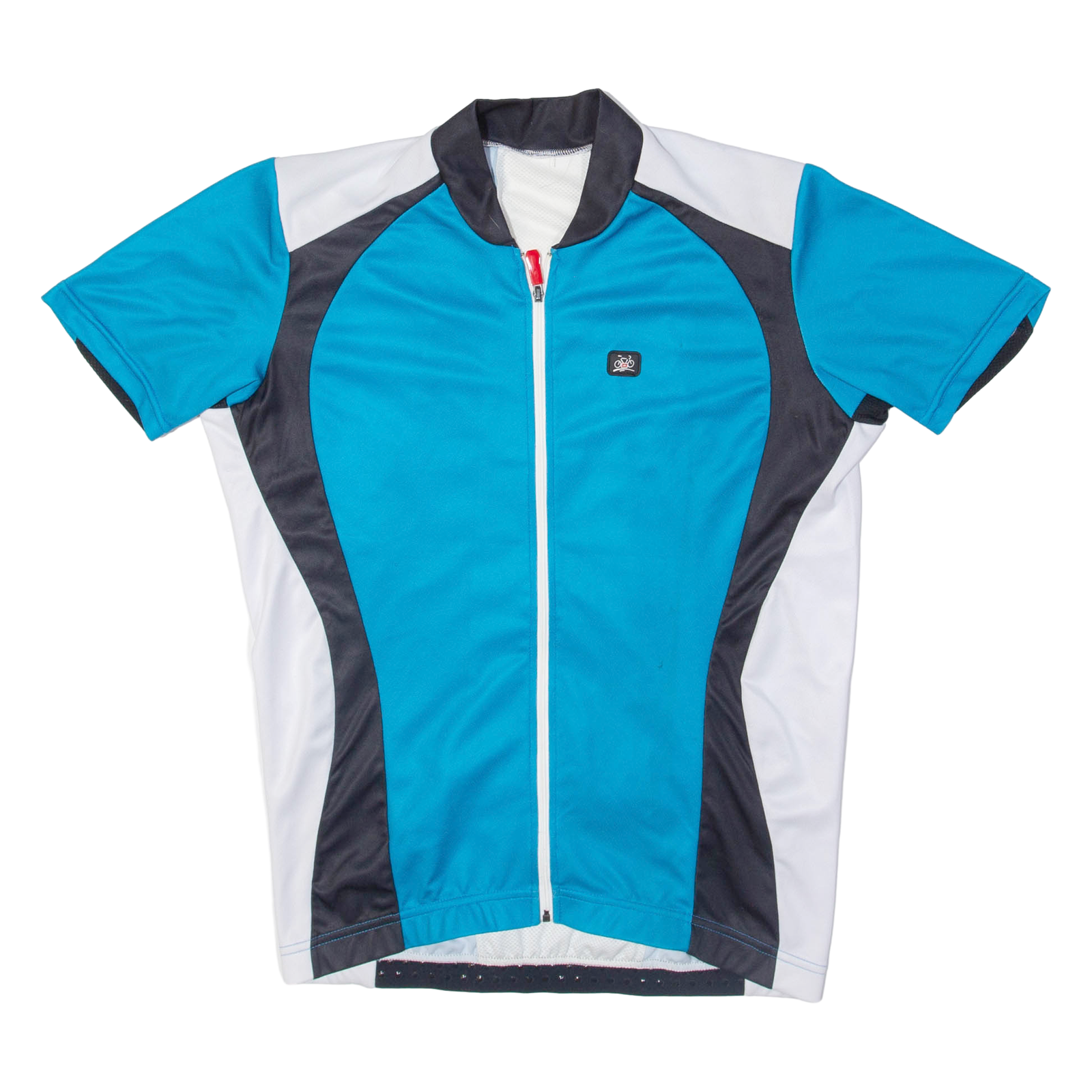Full Zip Cycling Mens Jersey Blue S Refurbished - N/A refurbished available on Cerqular