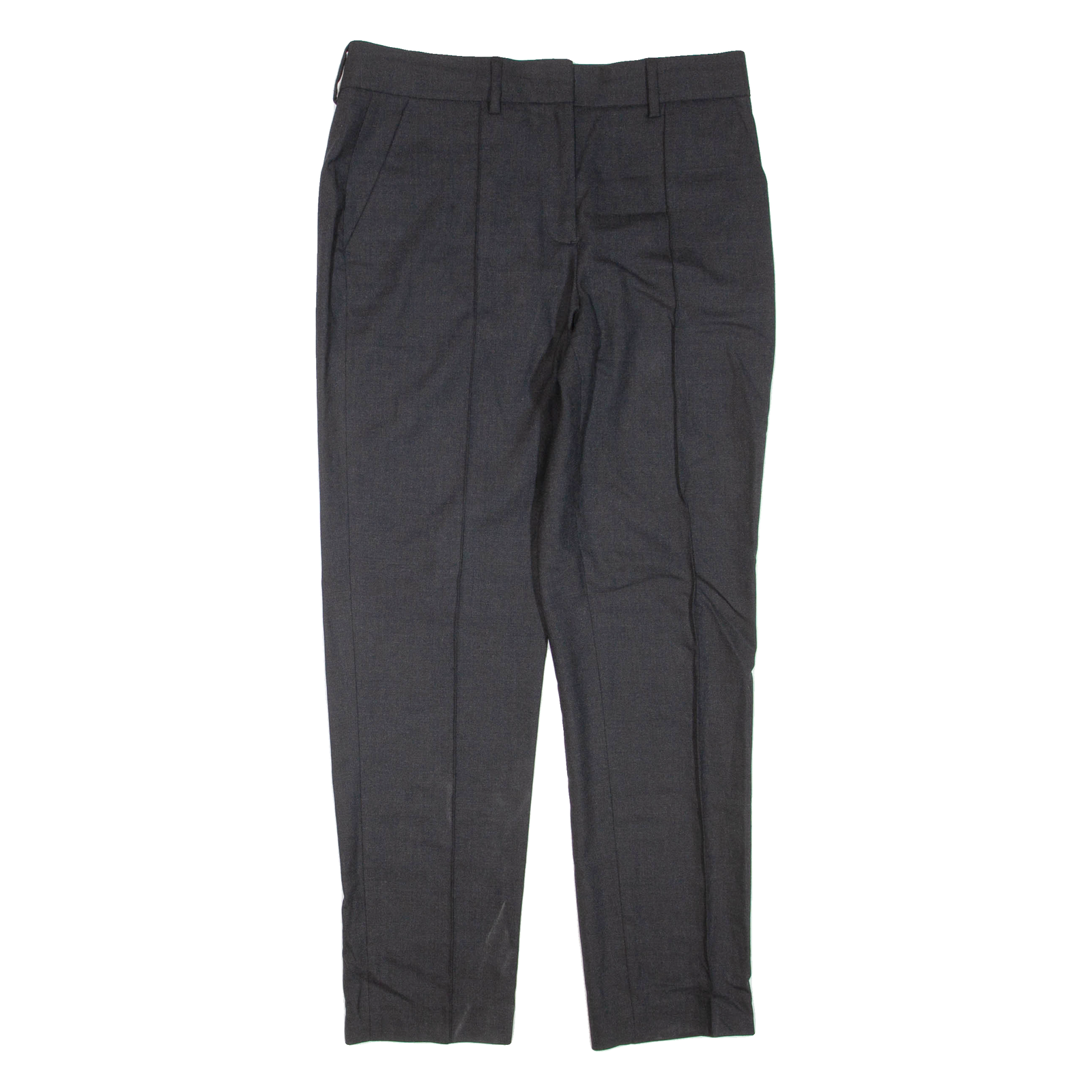 THEORY Mens Trousers Black Regular Tapered Wool W30 L28 Refurbished - N/A refurbished available on Cerqular