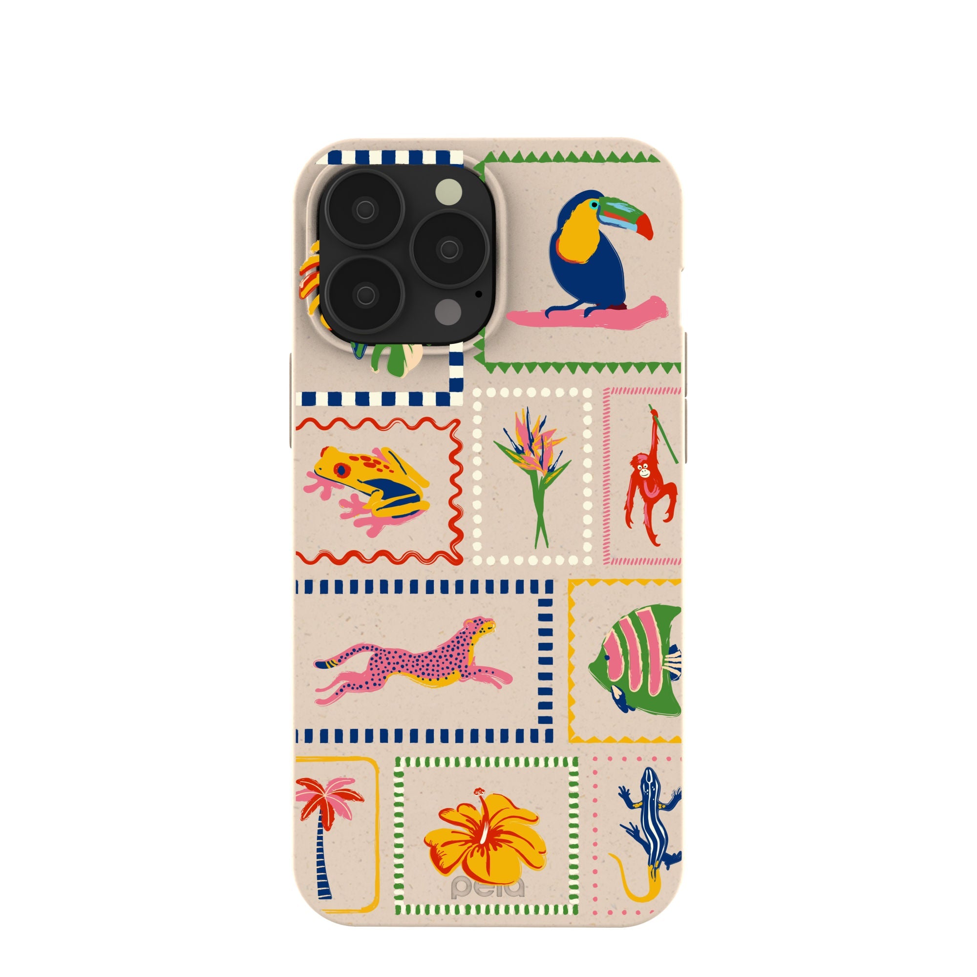 Seashell Tropical Paradise iPhone 13 Pro Max Case Refurbished - Pela Case refurbished available on Cerqular