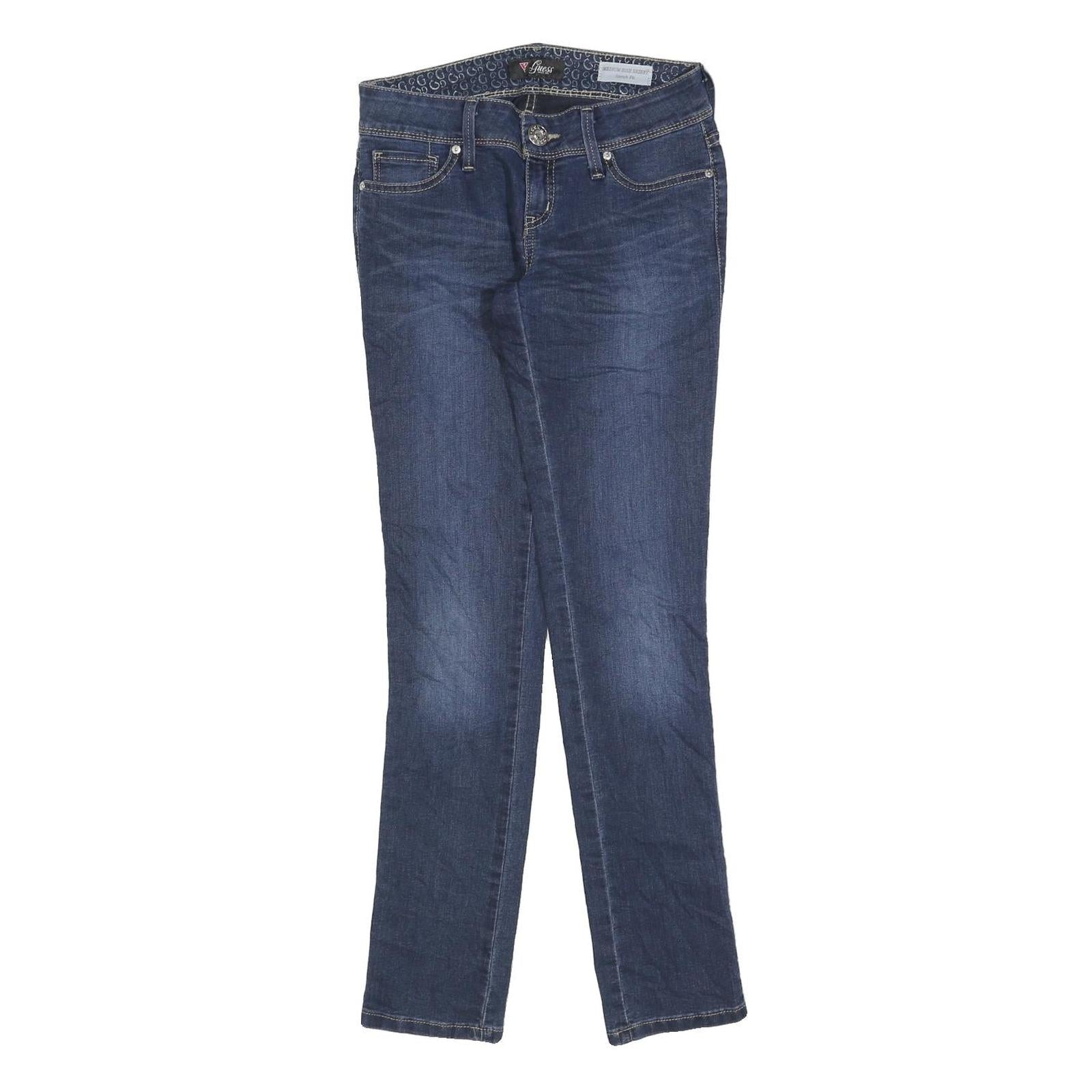 Buy GUESS Womens Blue Slim Skinny Denim Cotton Blend Jeans W28 L32 Stylish Casual Refurbished - $41.59 GUESS Womens Blue Slim Skinny Denim Cotton Blend Jeans W28 L32 Stylish Casual Refurbished - N/A refurbished available on Cerqular