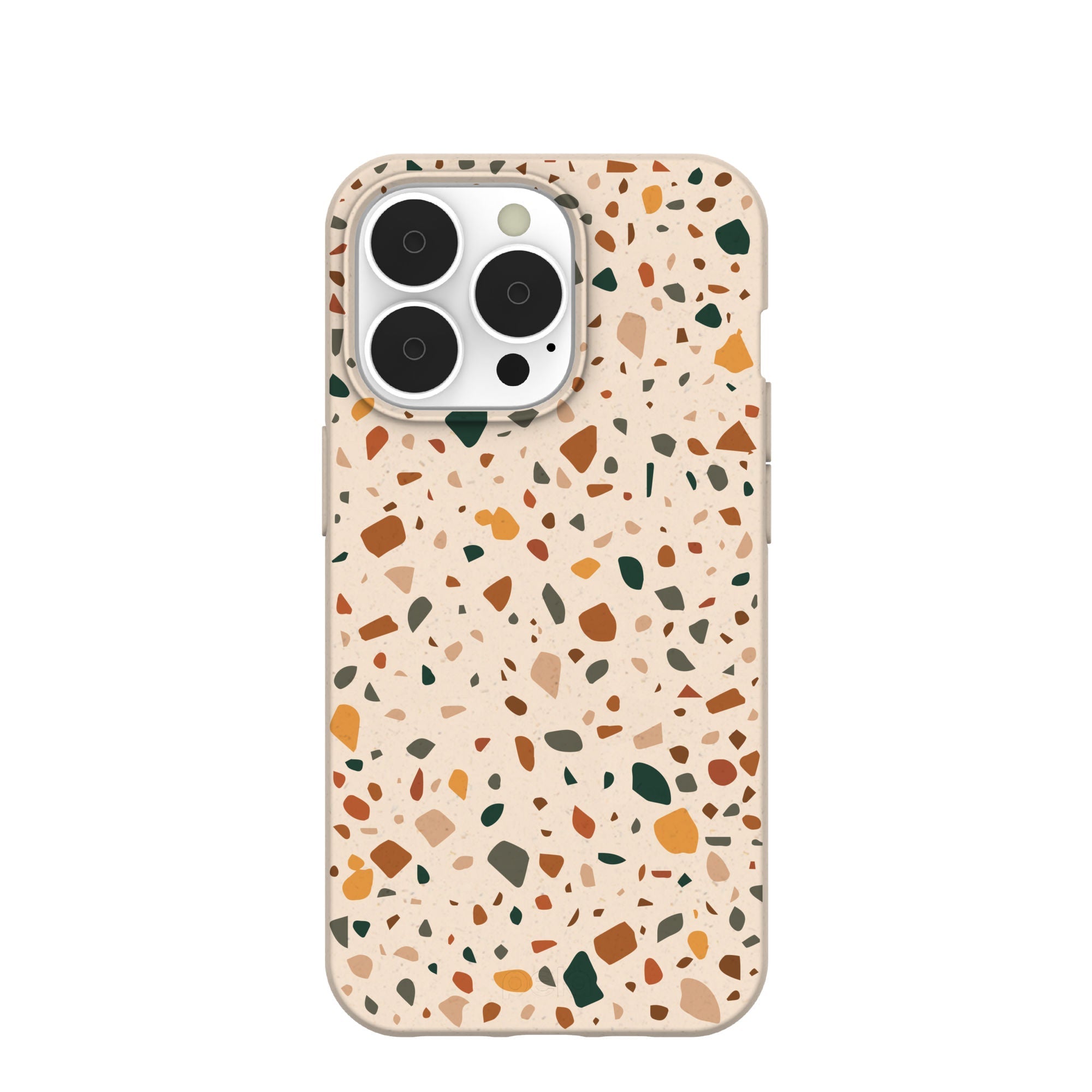 Seashell Wild Terrazzo iPhone 13 Pro Case Refurbished - Pela Case refurbished available on Cerqular