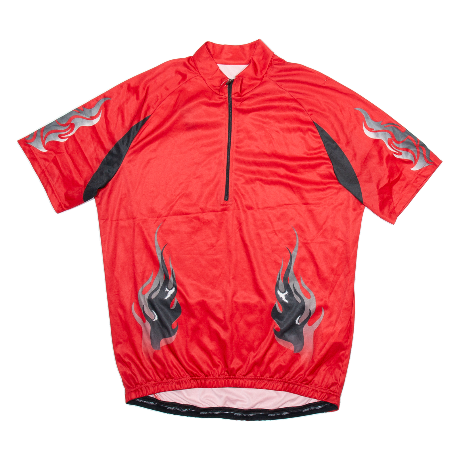 CRANE Cycling Mens Jersey Red 1/2 Zip XL Refurbished - N/A refurbished available on Cerqular