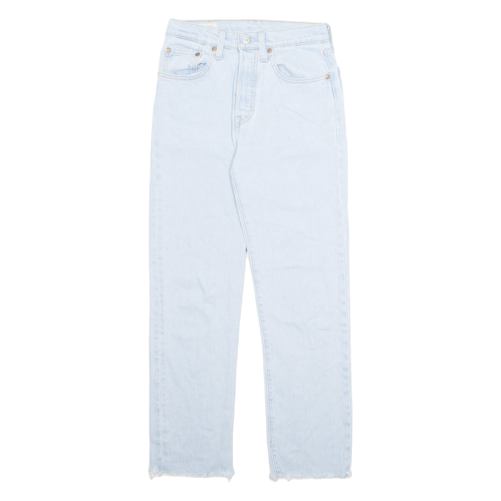 LEVI'S 501 BIG E Jeans Womens Blue Regular Straight W26 L27 Refurbished - N/A refurbished available on Cerqular
