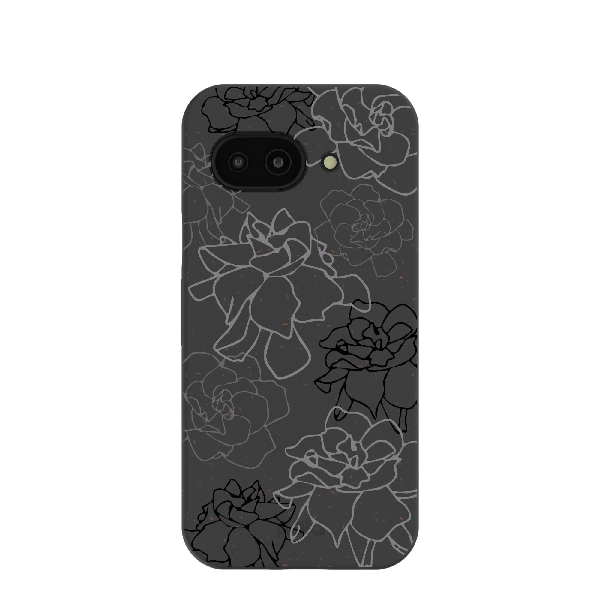 Black Gardenia Lines Google Pixel 9a Case Refurbished - Pela Case refurbished available on Cerqular
