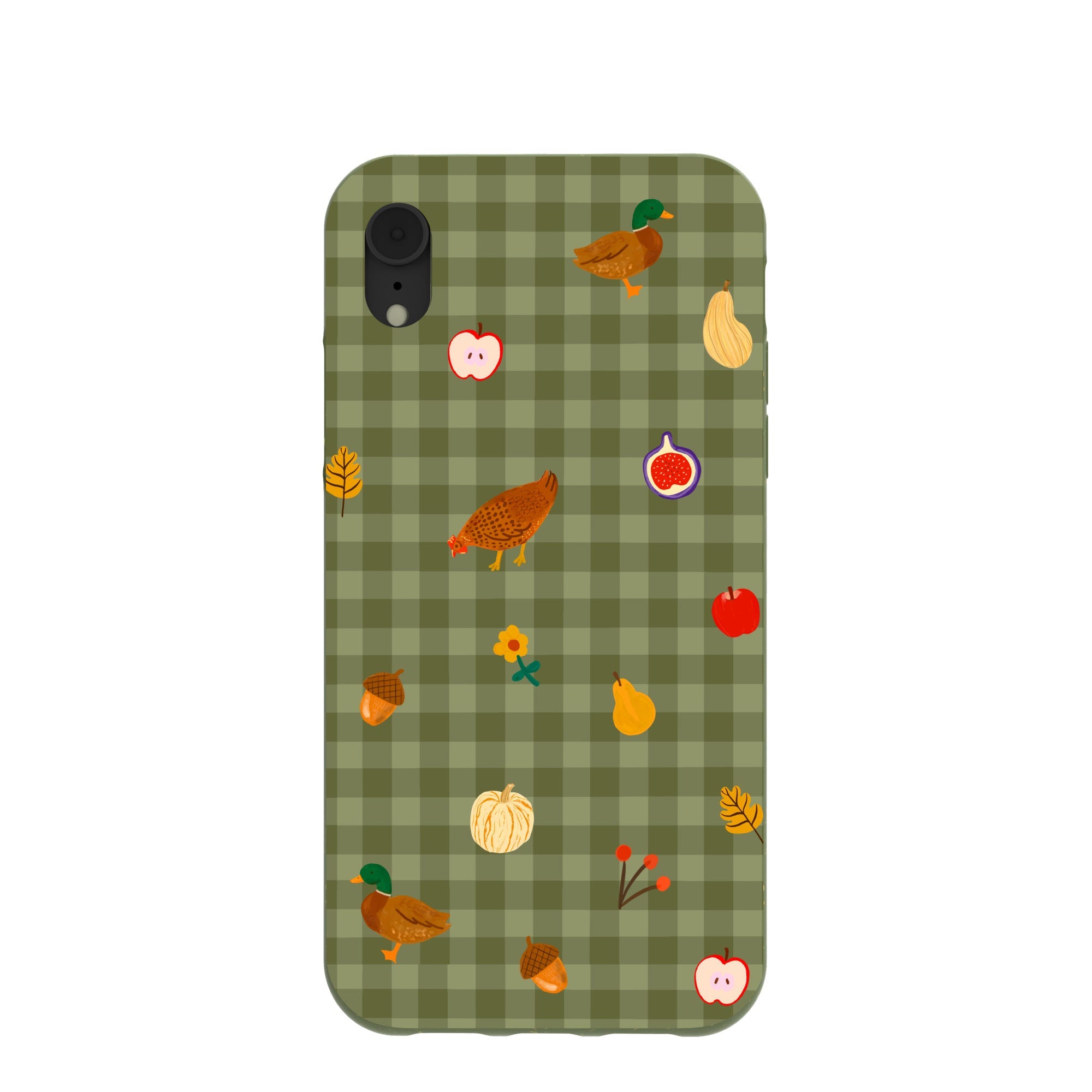 Forest Floor Harvest Folk iPhone XR Case Refurbished - Pela Case refurbished available on Cerqular