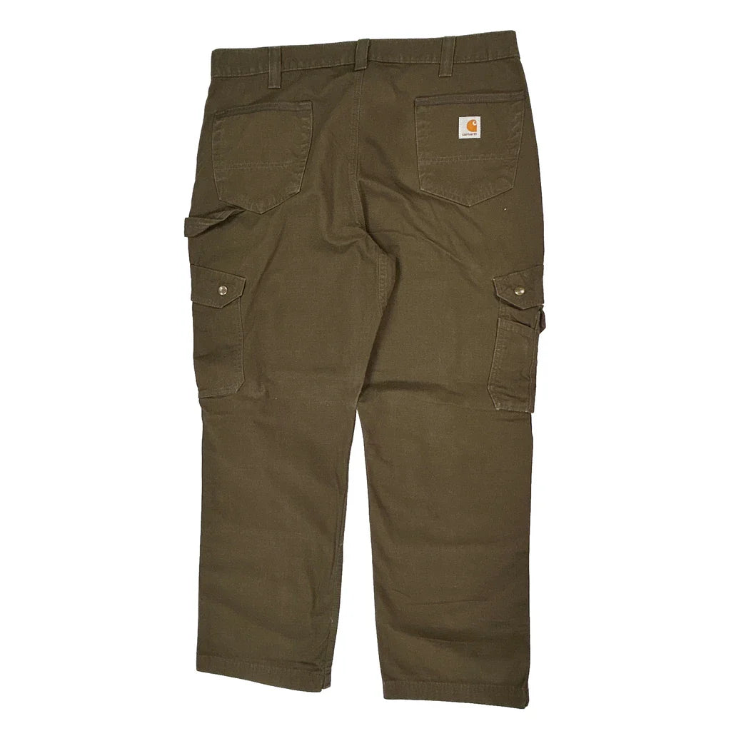 Buy Carhartt Cargo Trousers - 37W 30L Brown Cotton Refurbished - $73.69 Carhartt Cargo Trousers - 37W 30L Brown Cotton Refurbished - Thrifted (note: this is a term often used to describe second- refurbished available on Cerqular