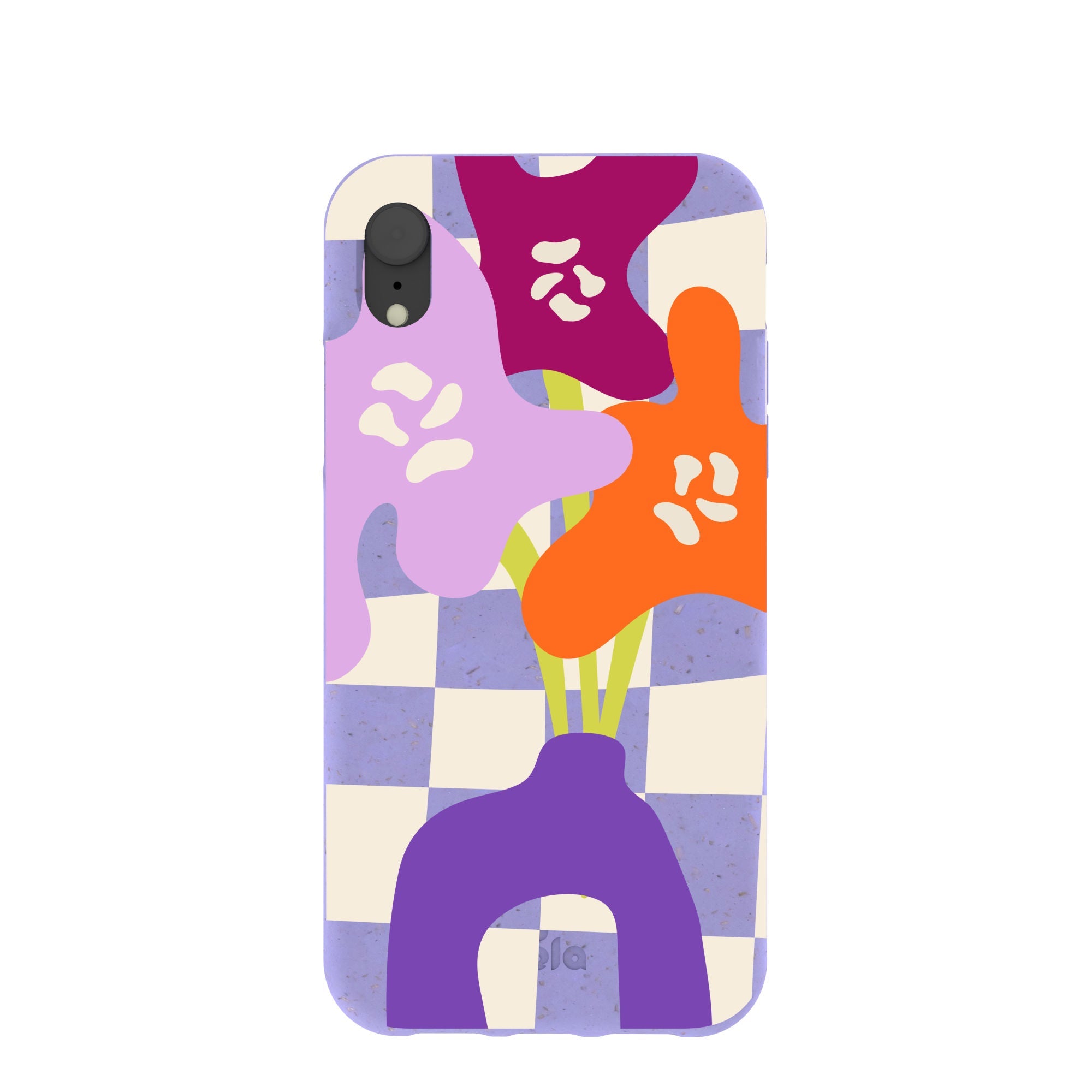 Lavender Bright Blooms iPhone XR Case Refurbished - Pela Case refurbished available on Cerqular