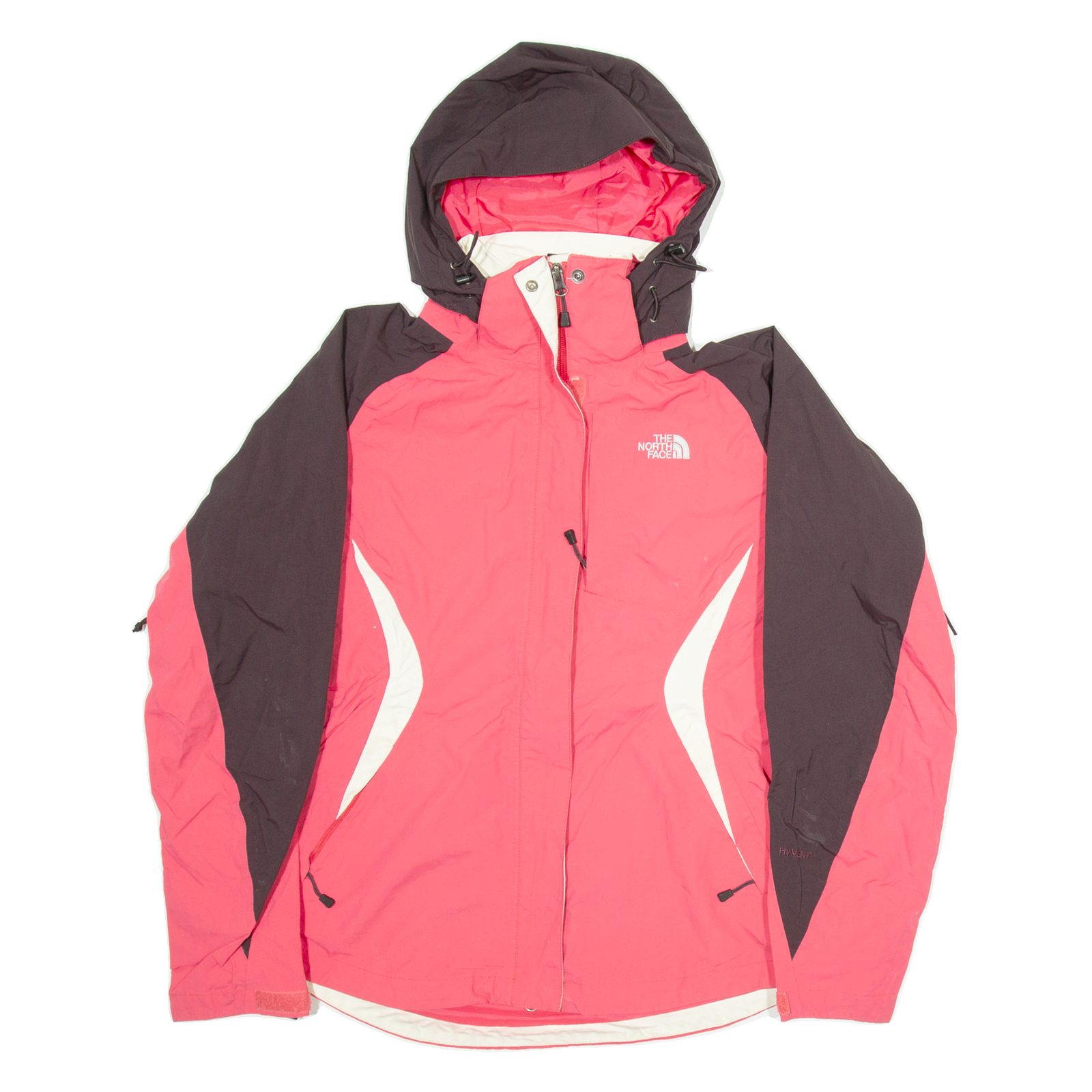 THE NORTH FACE Womens Rain Coat Pink Hooded M Refurbished - N/A refurbished available on Cerqular