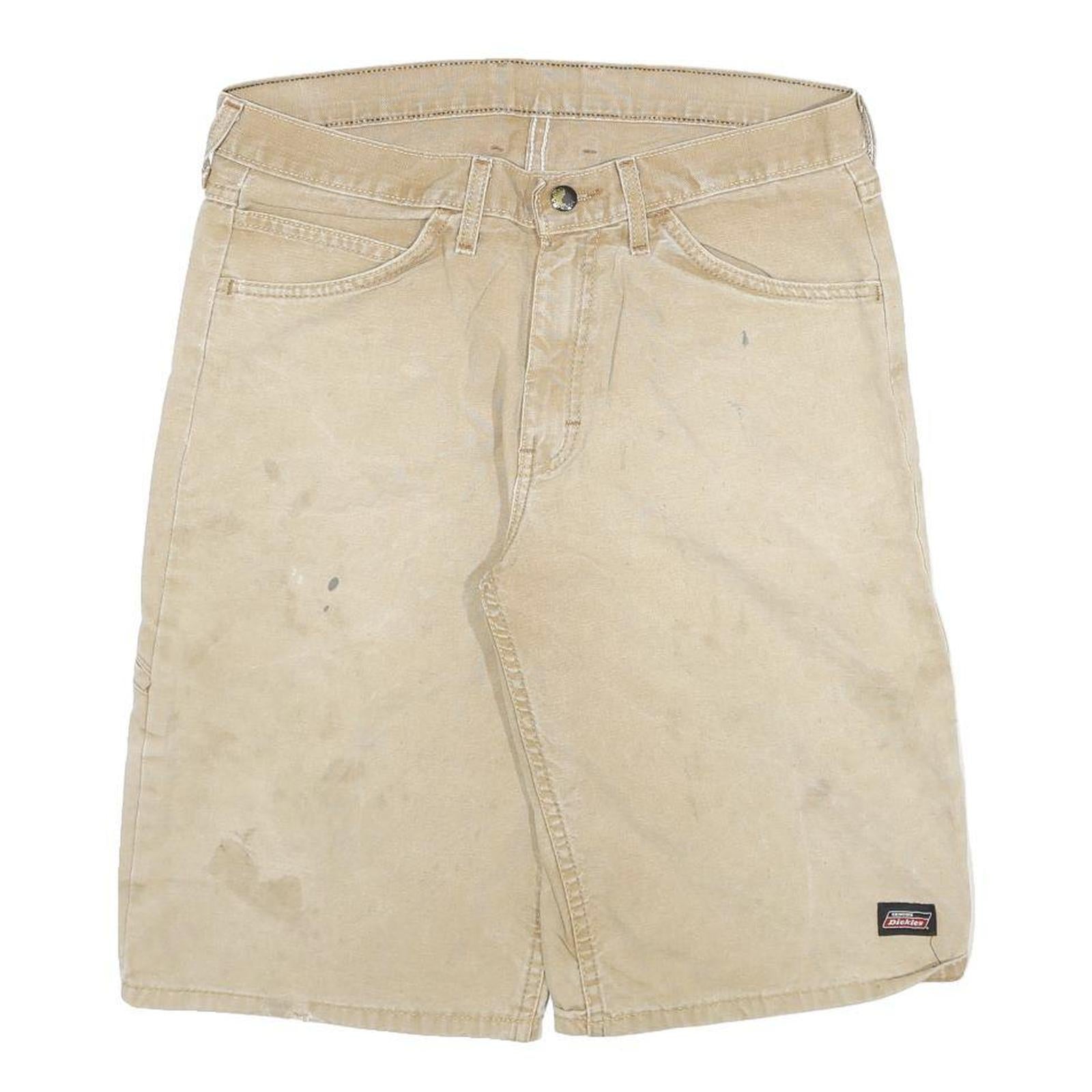 DICKIES Mens Shorts Beige Casual XL W32 Heavy Duty Workwear Cotton Blend Refurbished - N/A refurbished available on Cerqular
