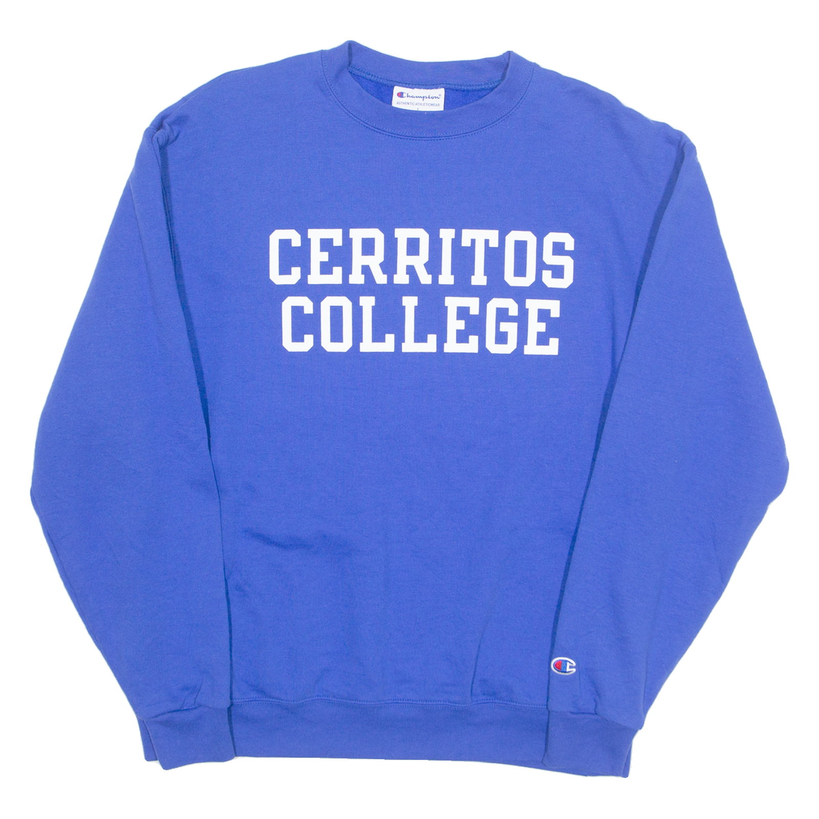 CHAMPION Cerritos College California Mens Sweatshirt Blue USA L Refurbished - N/A refurbished available on Cerqular