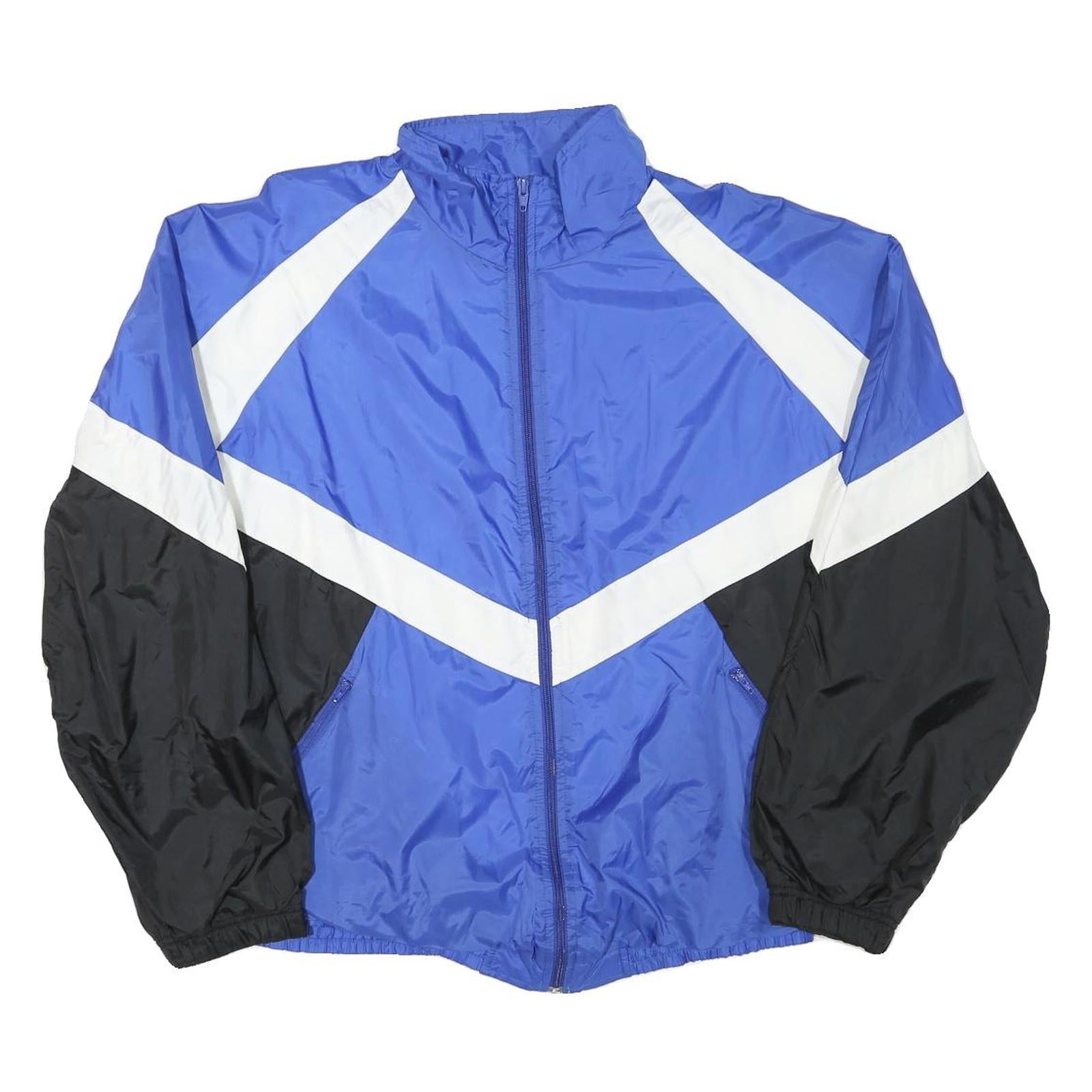 EASTBOY Mens Blue & Black Laramie Blizzard Sports Jacket L Polyester Woven Zip Refurbished - N/A refurbished available on Cerqular