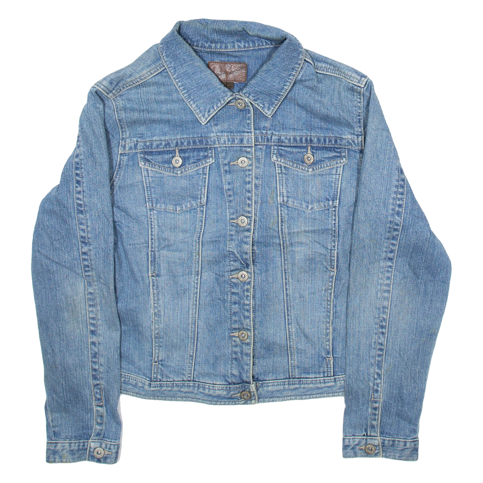 LEE Womens Denim Jacket Blue L Refurbished - N/A refurbished available on Cerqular