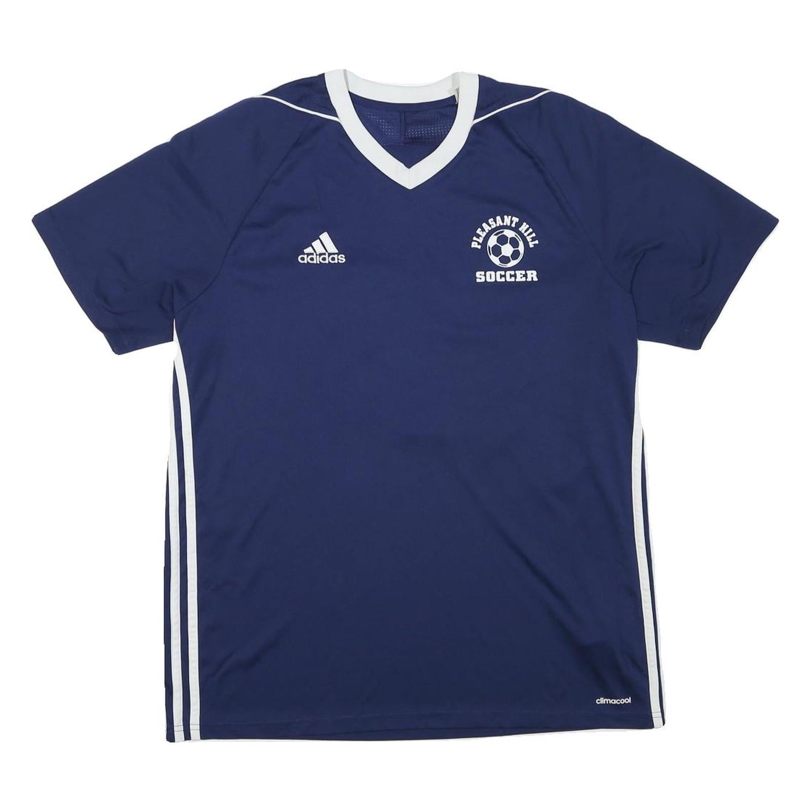 Buy ADIDAS Mens Blue Pleasant Hill Soccer Jersey L Short Sleeve V-Neck Sports Refurbished - $29.89 ADIDAS Mens Blue Pleasant Hill Soccer Jersey L Short Sleeve V-Neck Sports Refurbished - N/A refurbished available on Cerqular