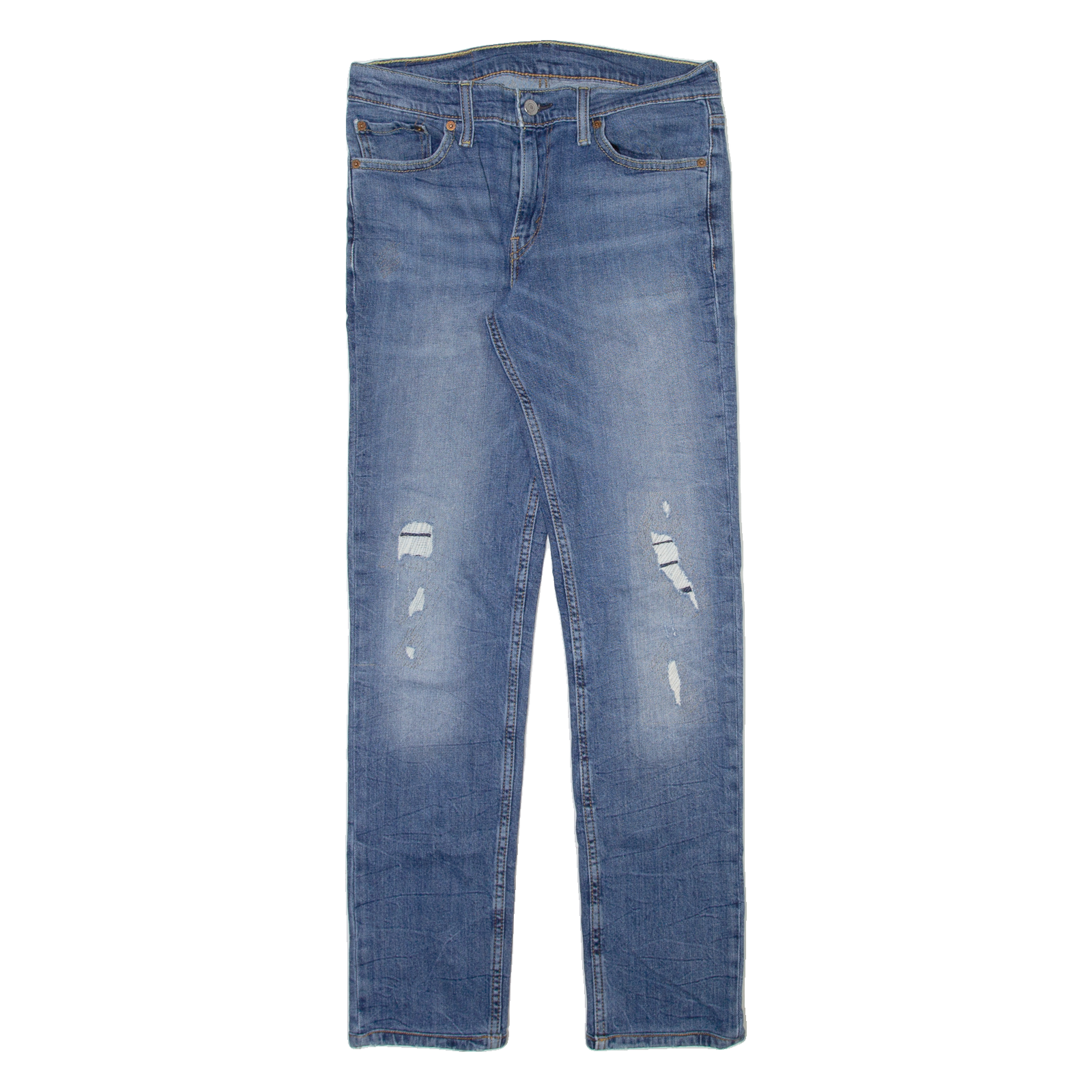 LEVI'S 511 Jeans Custom Mens Blue Slim Straight Stone Wash W30 L31 Refurbished - N/A refurbished available on Cerqular