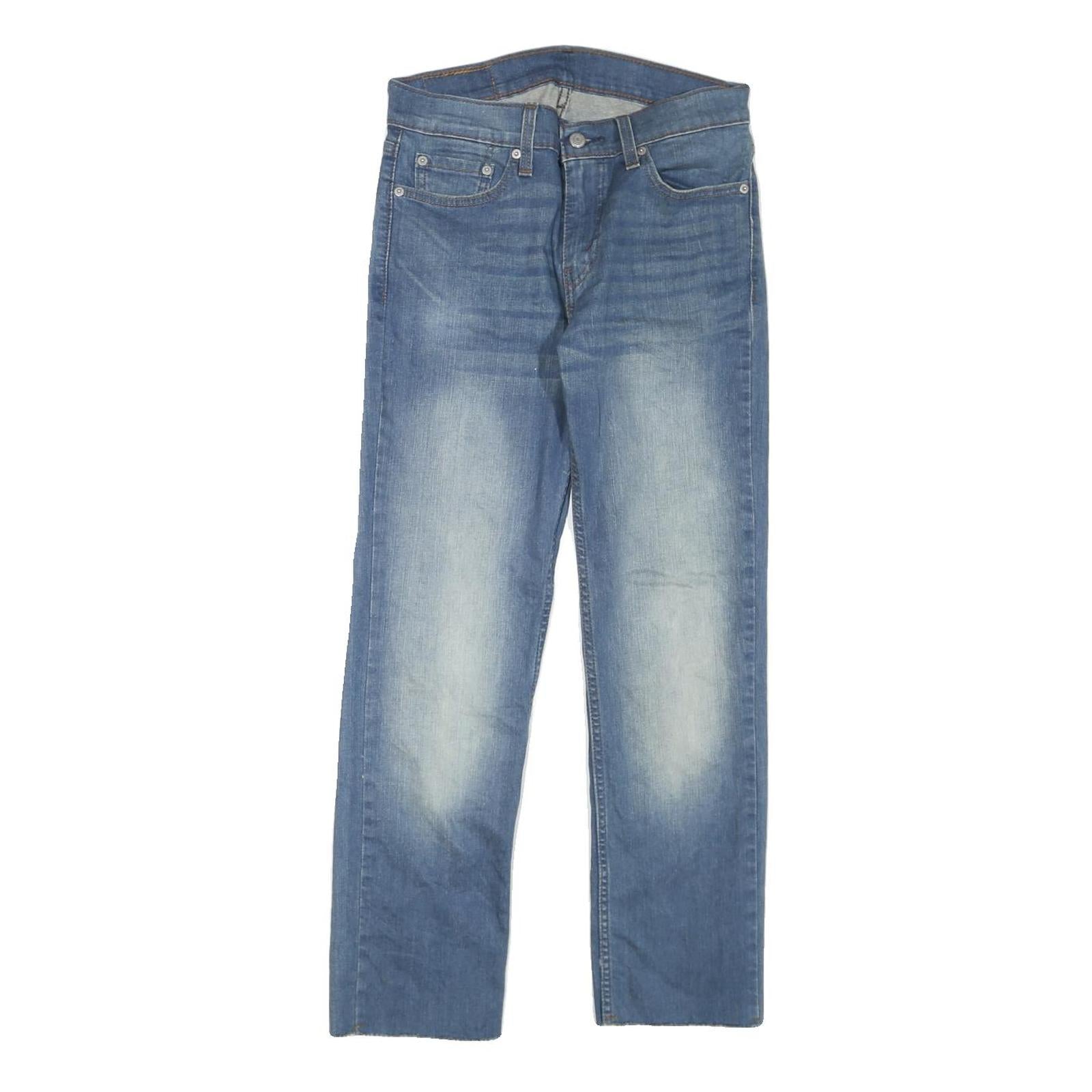 LEVI'S 511 Mens Regular Jeans Blue Denim Medium W29 L28 Slim Fit Zip Closure Refurbished - N/A refurbished available on Cerqular