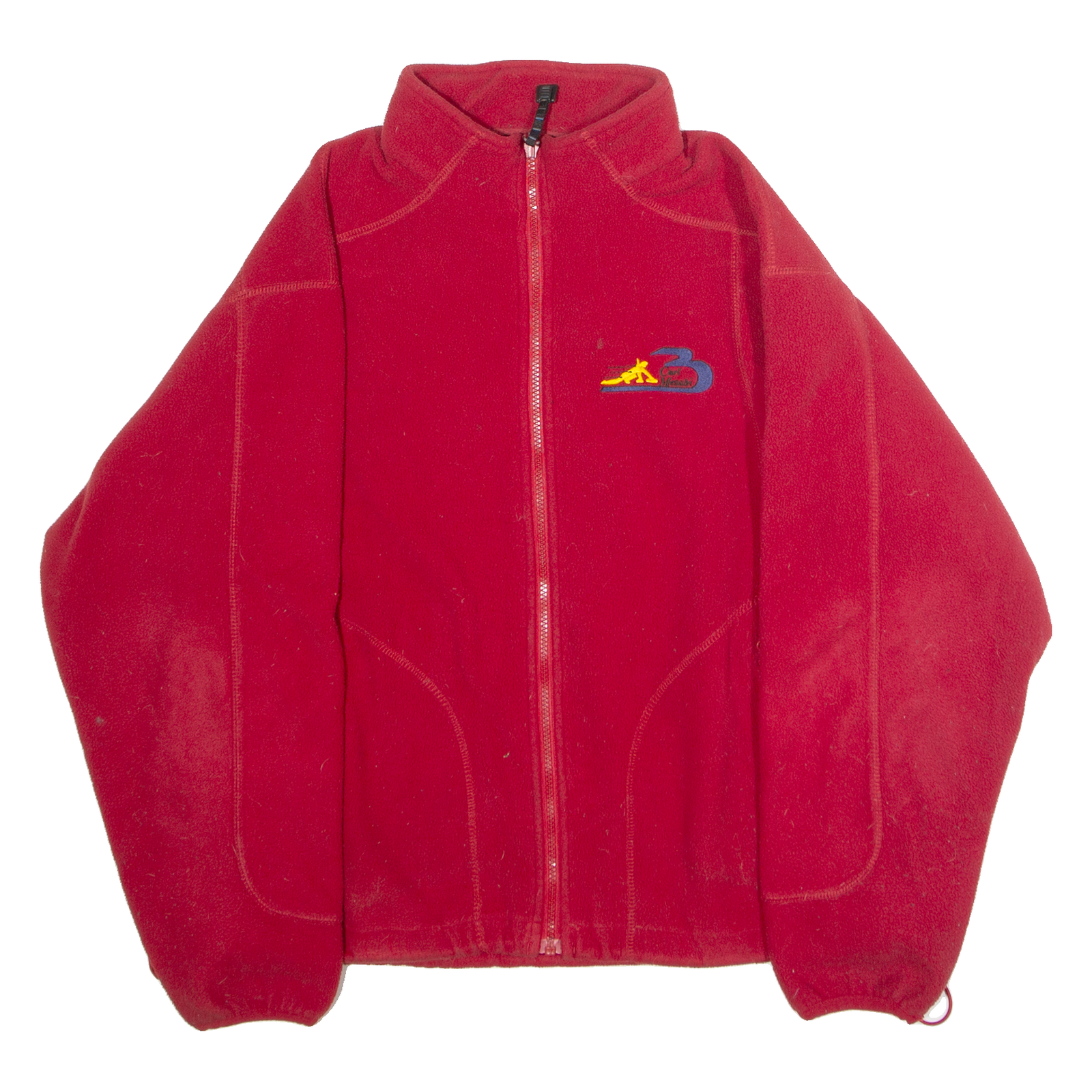 OUTER BOUNDARY Curl Mesabi Womens Fleece Jacket Red 90s L Refurbished - N/A refurbished available on Cerqular