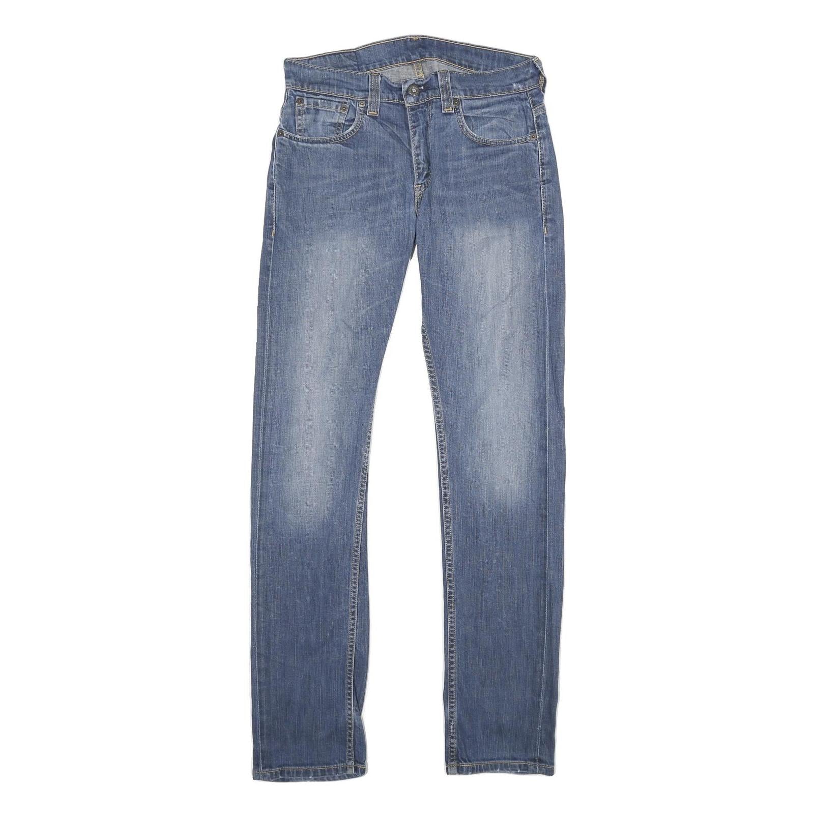 LEVI'S 511 Slim Mens Jeans Blue Slim Skinny Denim Medium W30 L32 Classic Zip Refurbished - N/A refurbished available on Cerqular