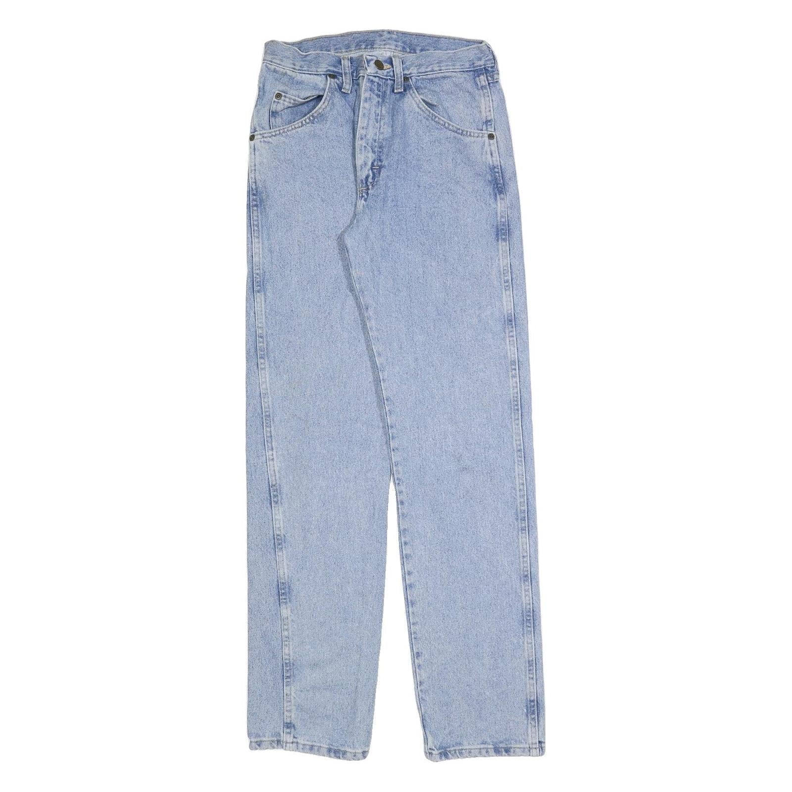 WRANGLER Mens Regular Light Blue Denim Jeans W29 L32 Classic Fit Zip Closure Refurbished - N/A refurbished available on Cerqular